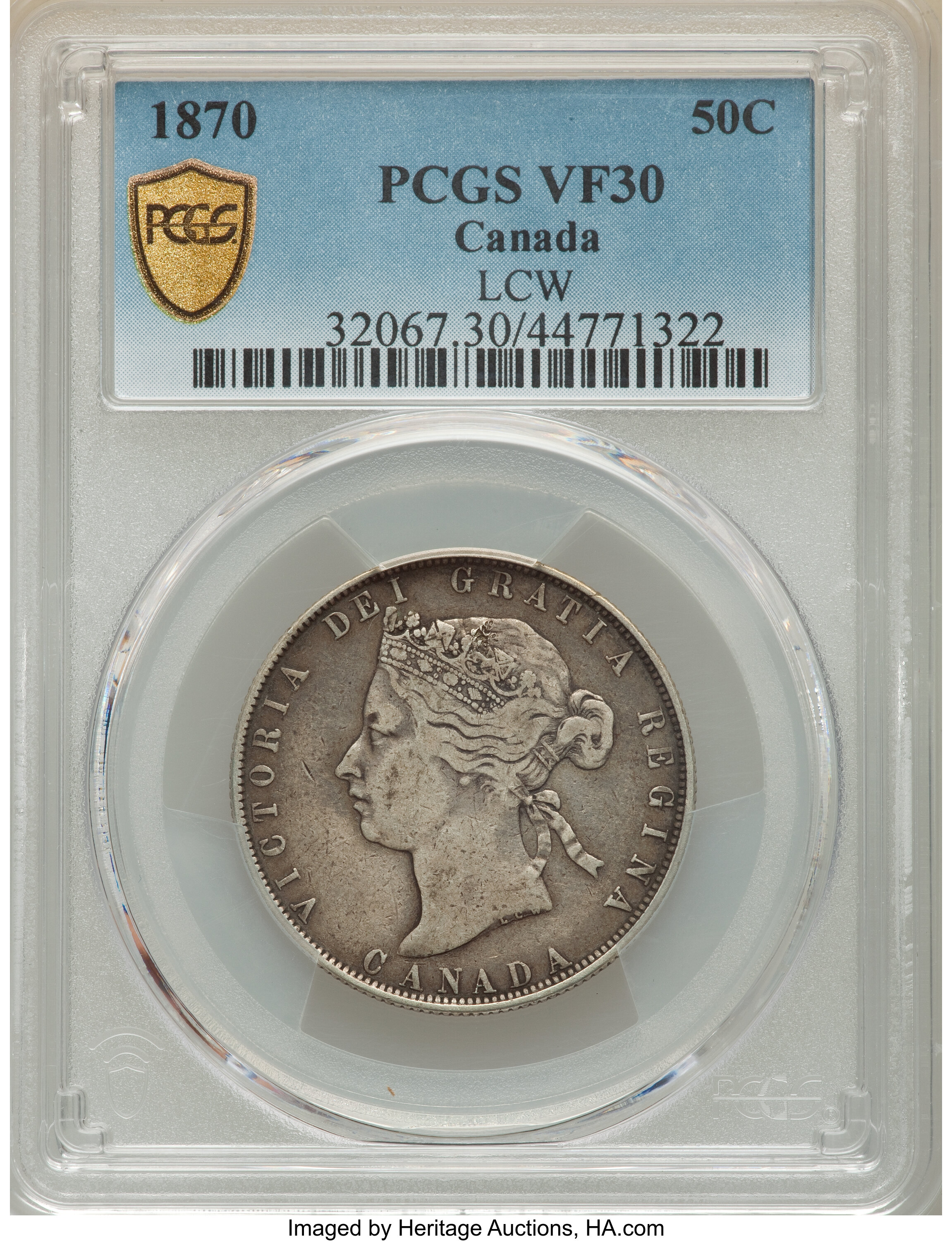 1870 50c LCW VF20 thumbnail 2
