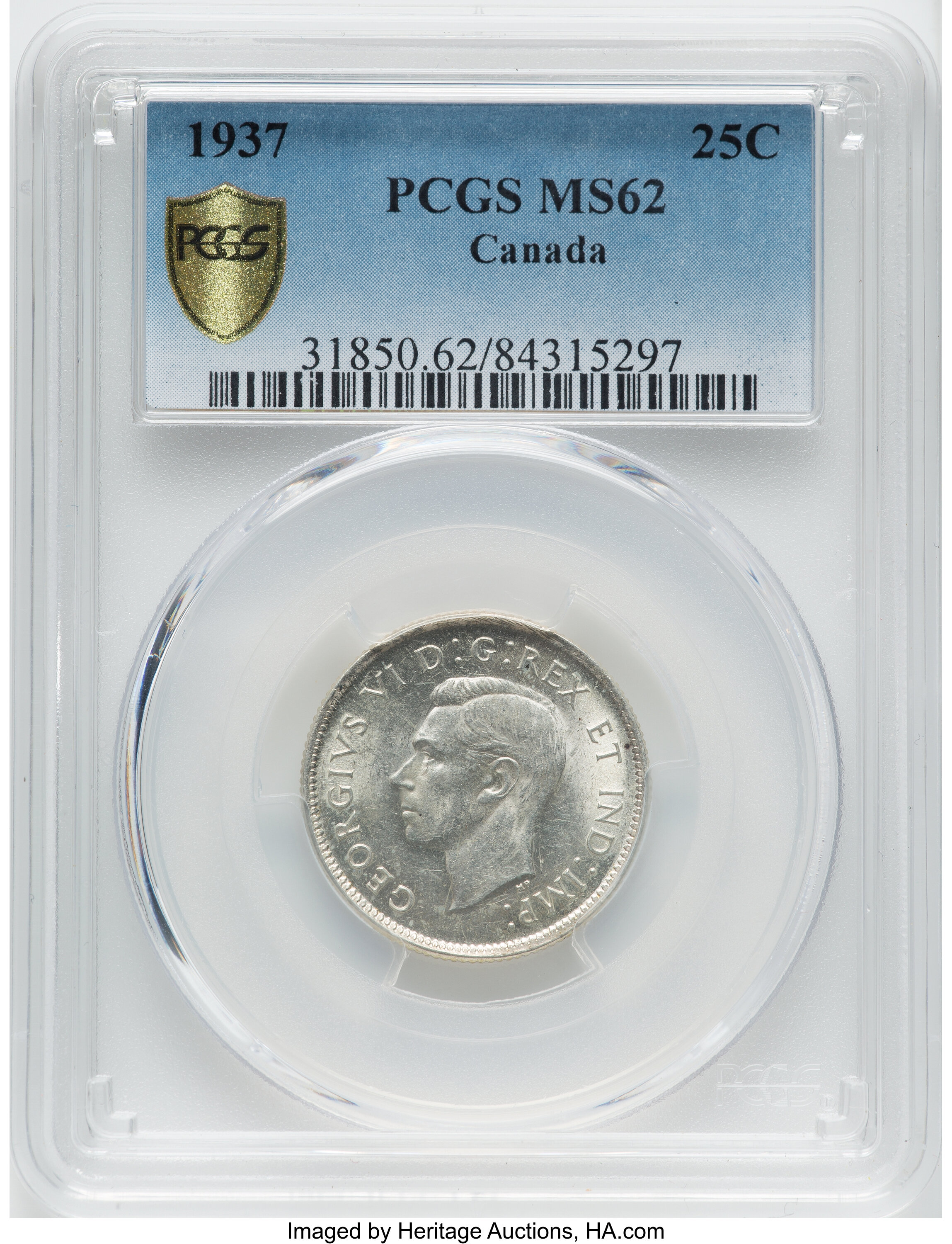 1937 25c Caribou G4 thumbnail 2