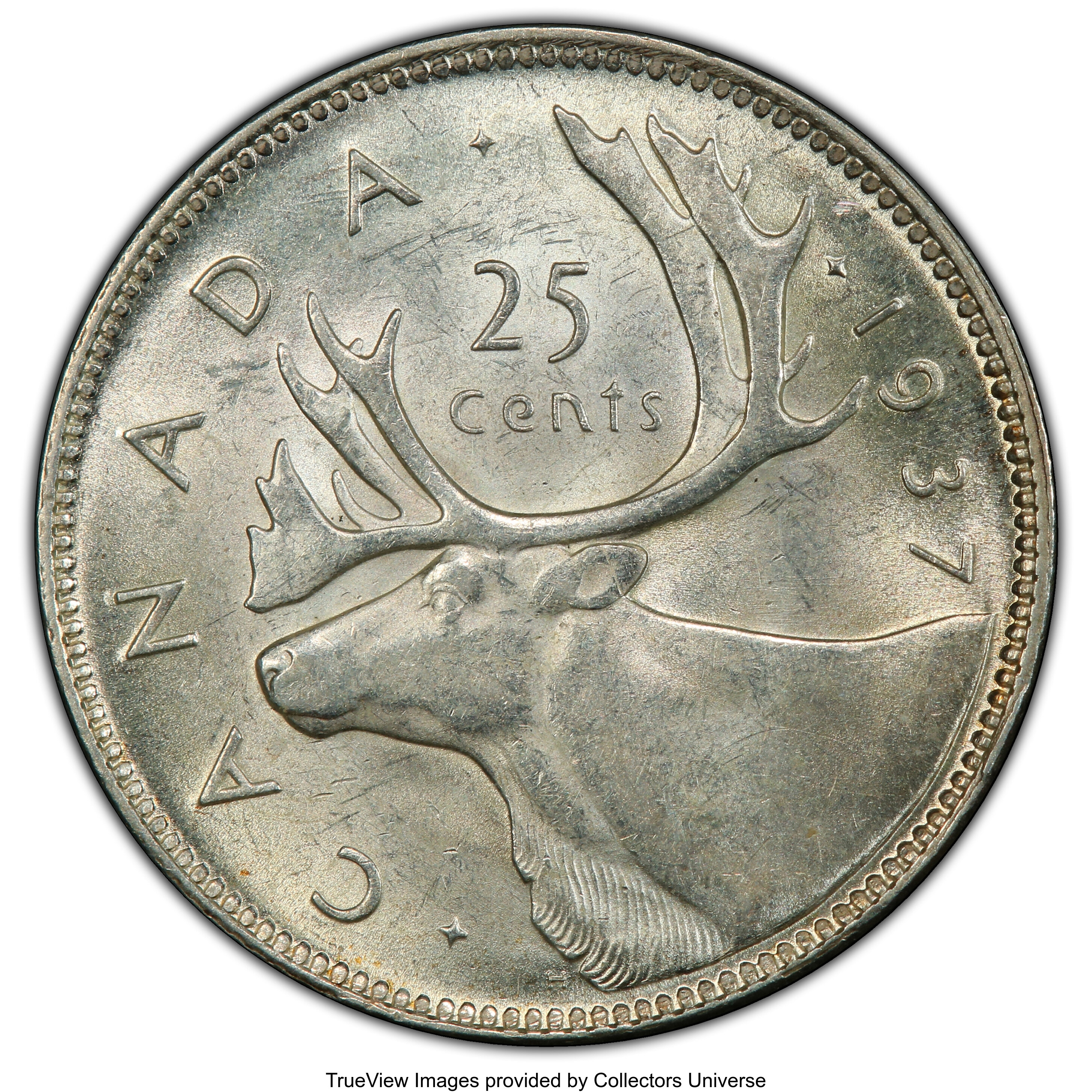 1937 25c Caribou G4 thumbnail 4