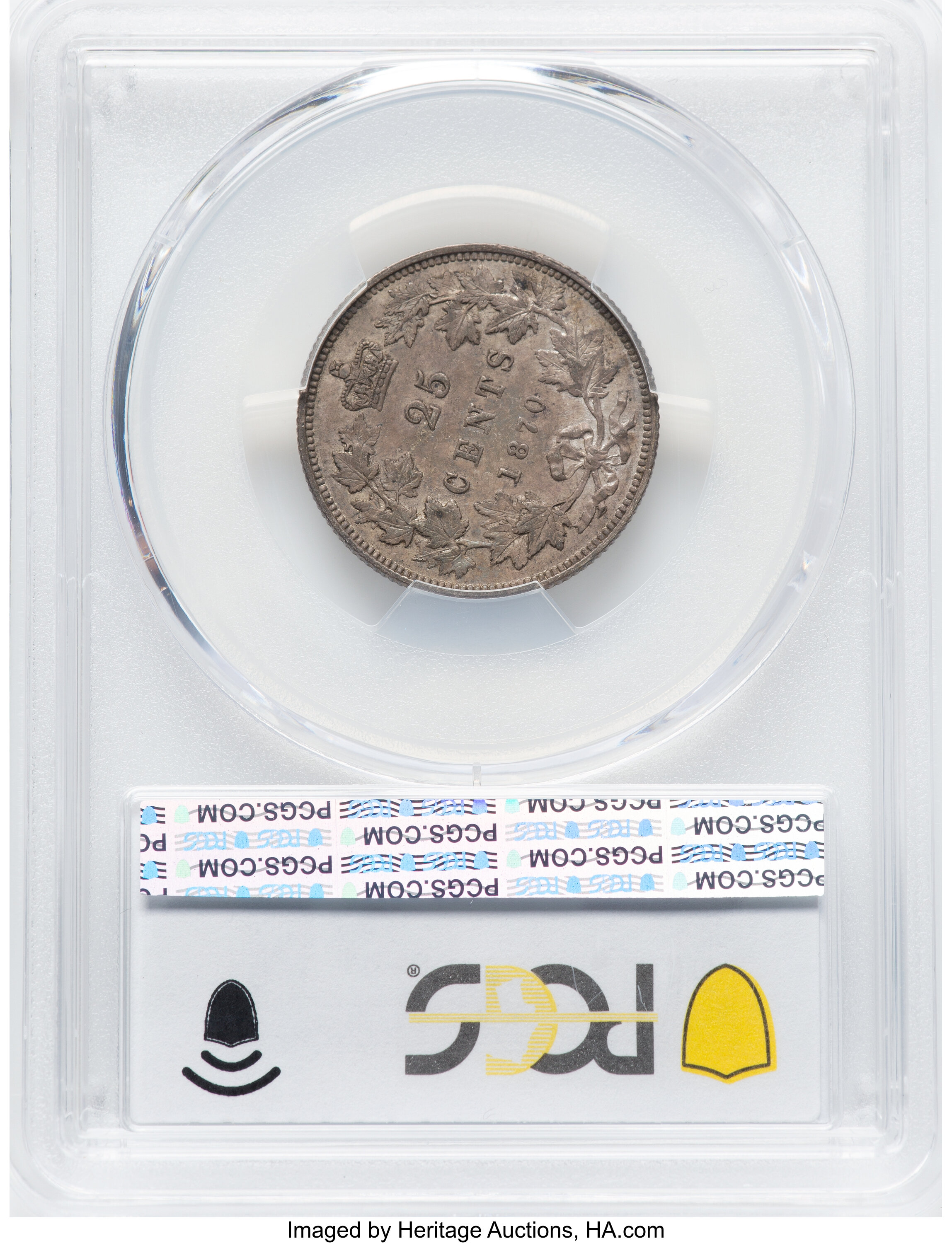 1870 25c Obverse 1 VF20 thumbnail 17