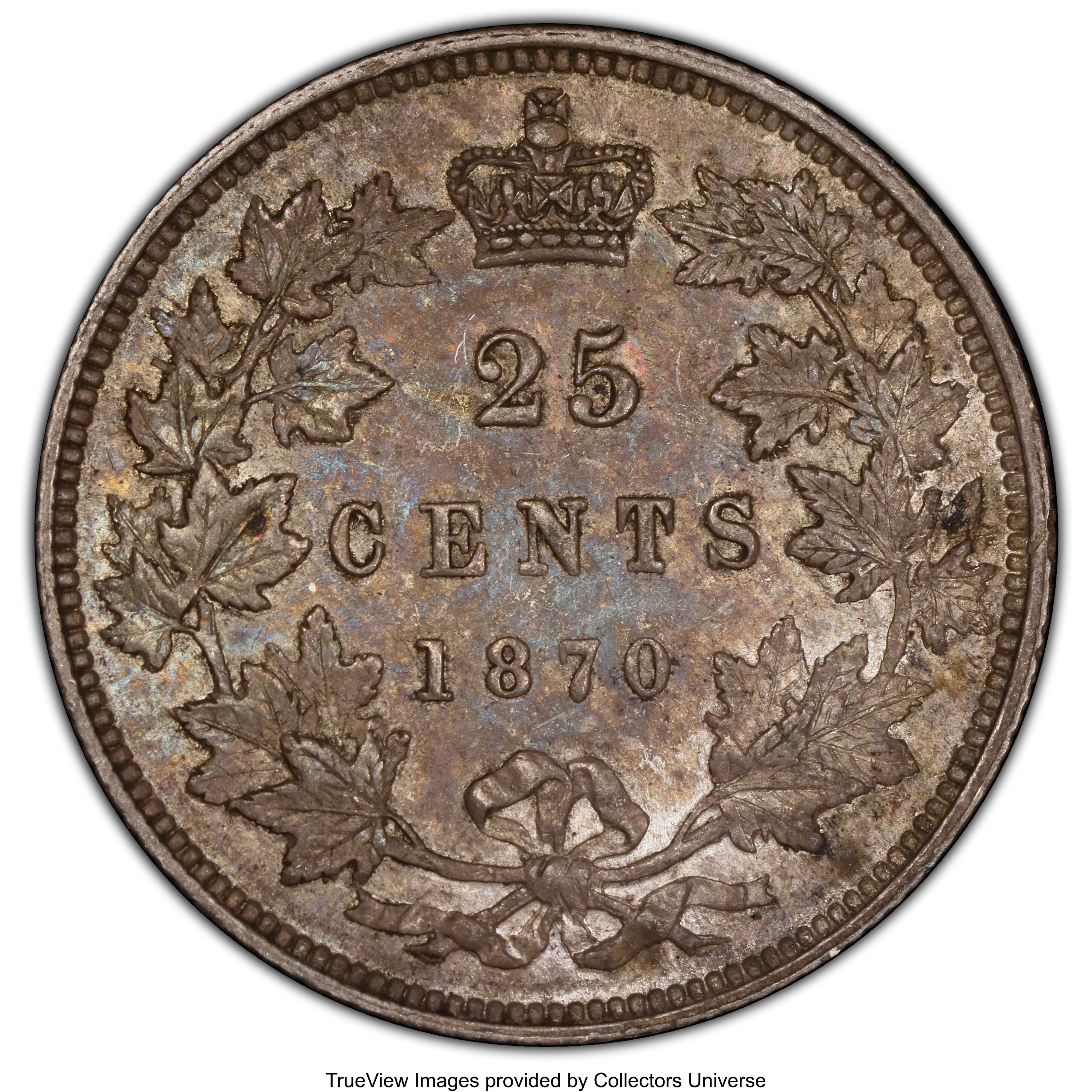 1870 25c Obverse 1 VF20 thumbnail 18