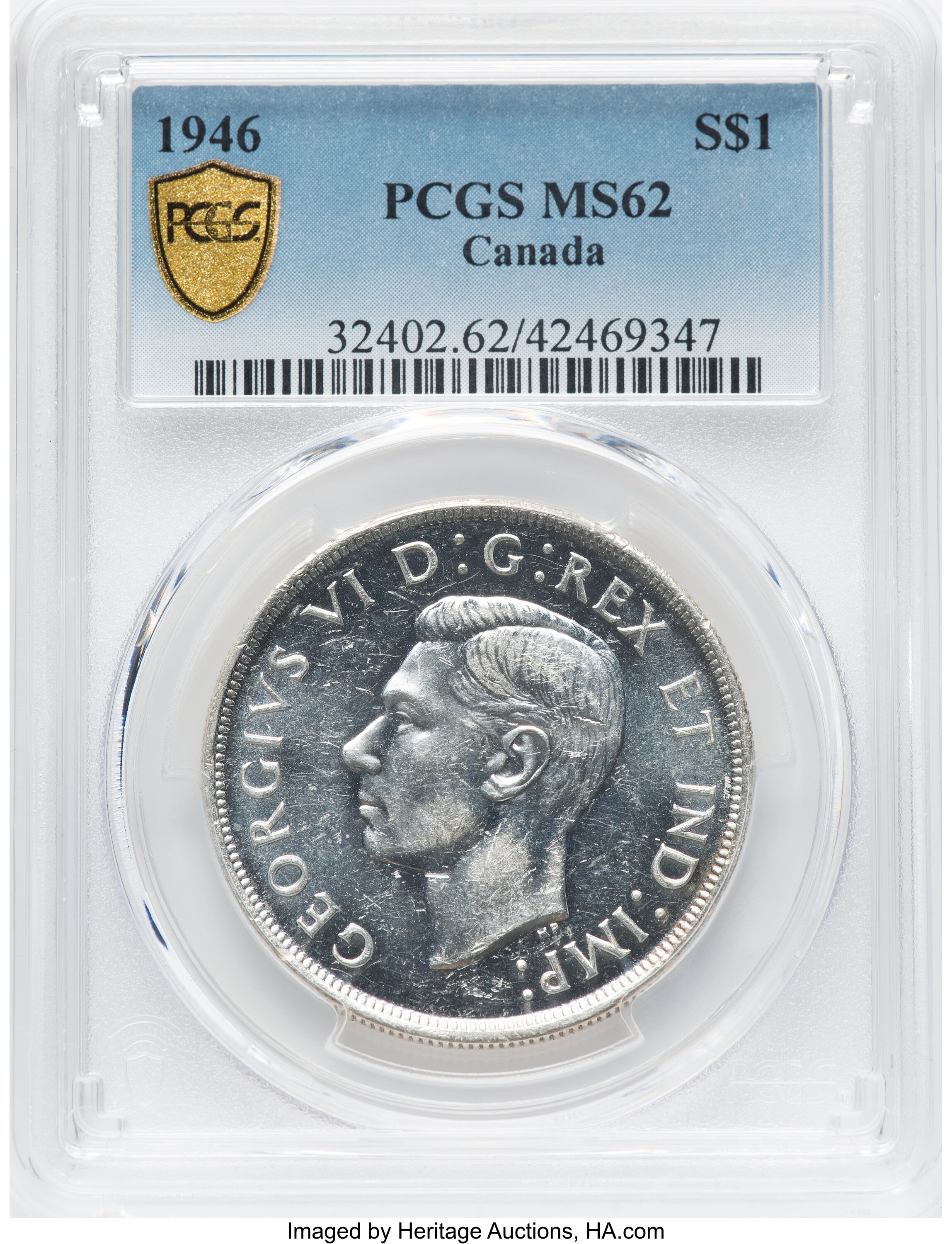1946 S$1 MS (KM-37) VF25 thumbnail 9