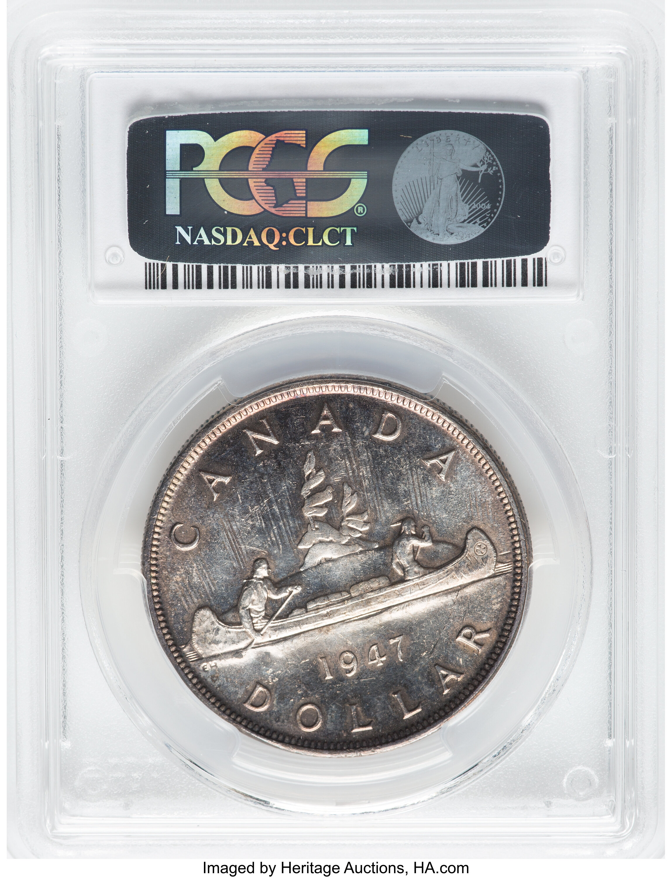 1947 S$1 Pointed 7  MS (KM-37) VF30 thumbnail 24