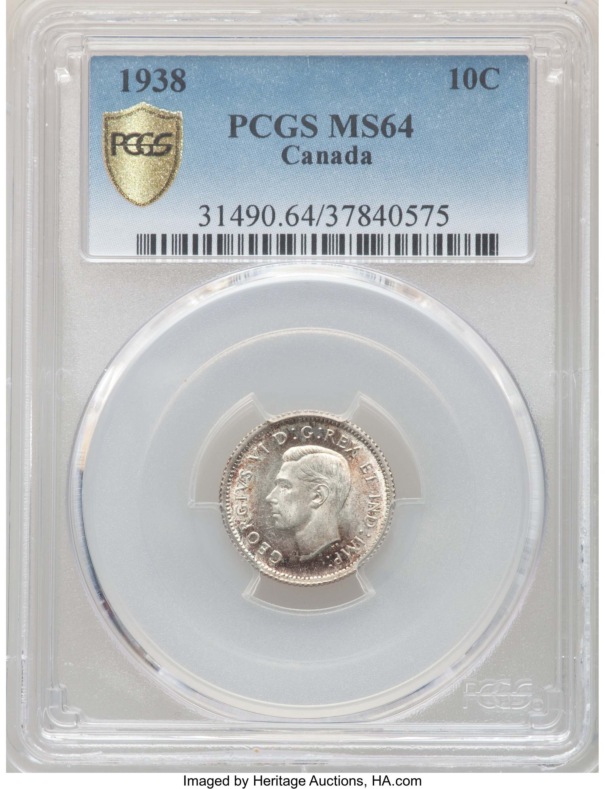 1938 10c Bluenose VF25 thumbnail 12