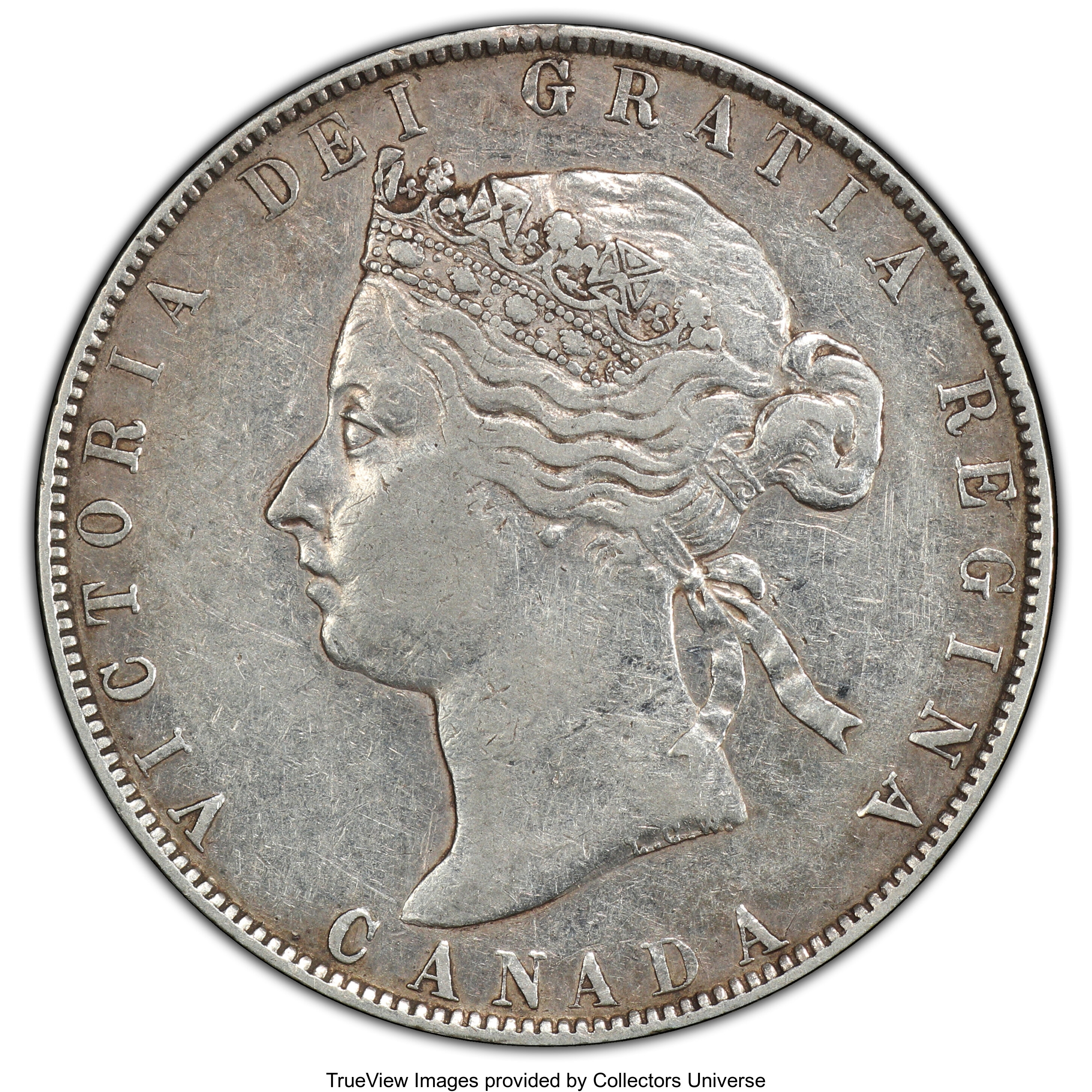 Canada: Victoria 50 Cents 1888 XF45 PCGS,...