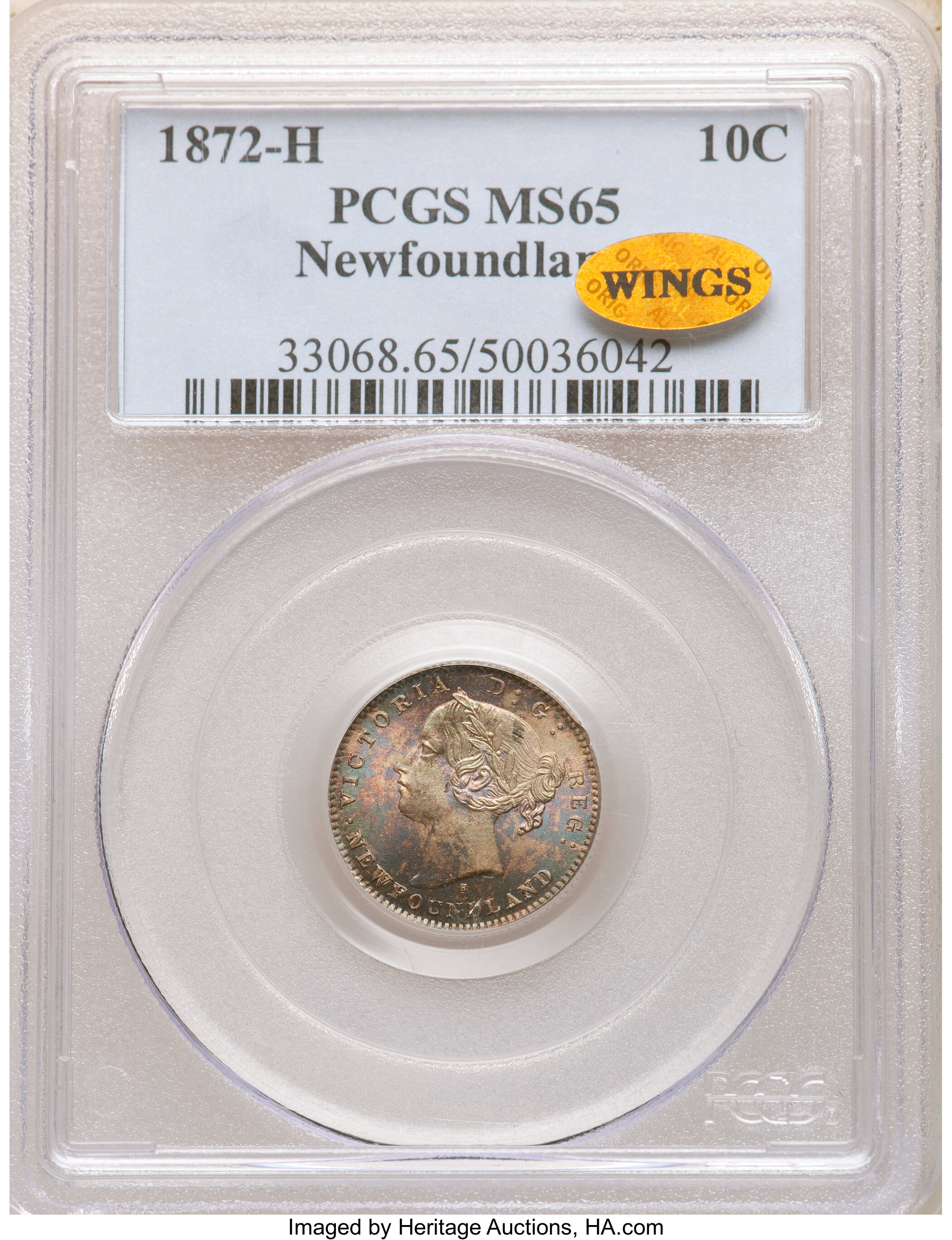 Victoria 10c Newfoundland, 1865-1896 [Type] MS62 thumbnail 8