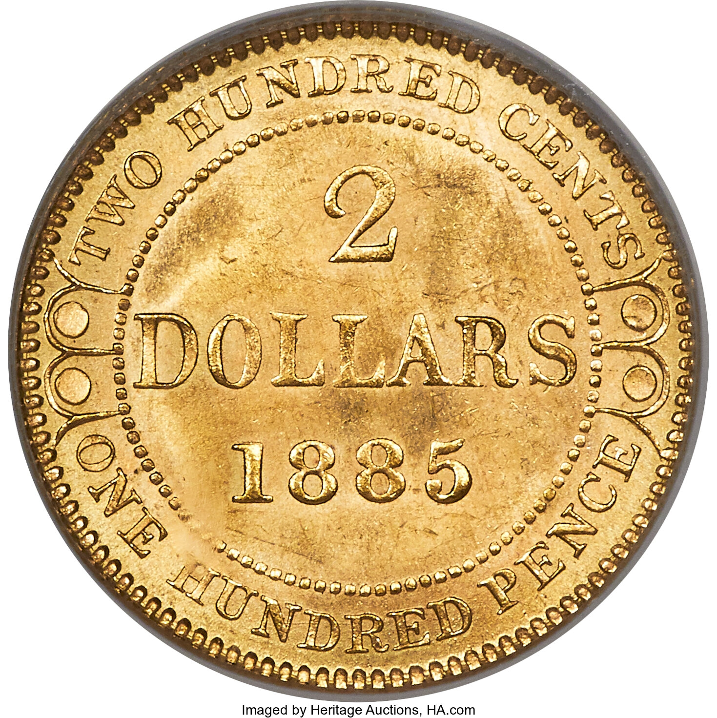 1885 $2 Newfoundland MS63 thumbnail 6