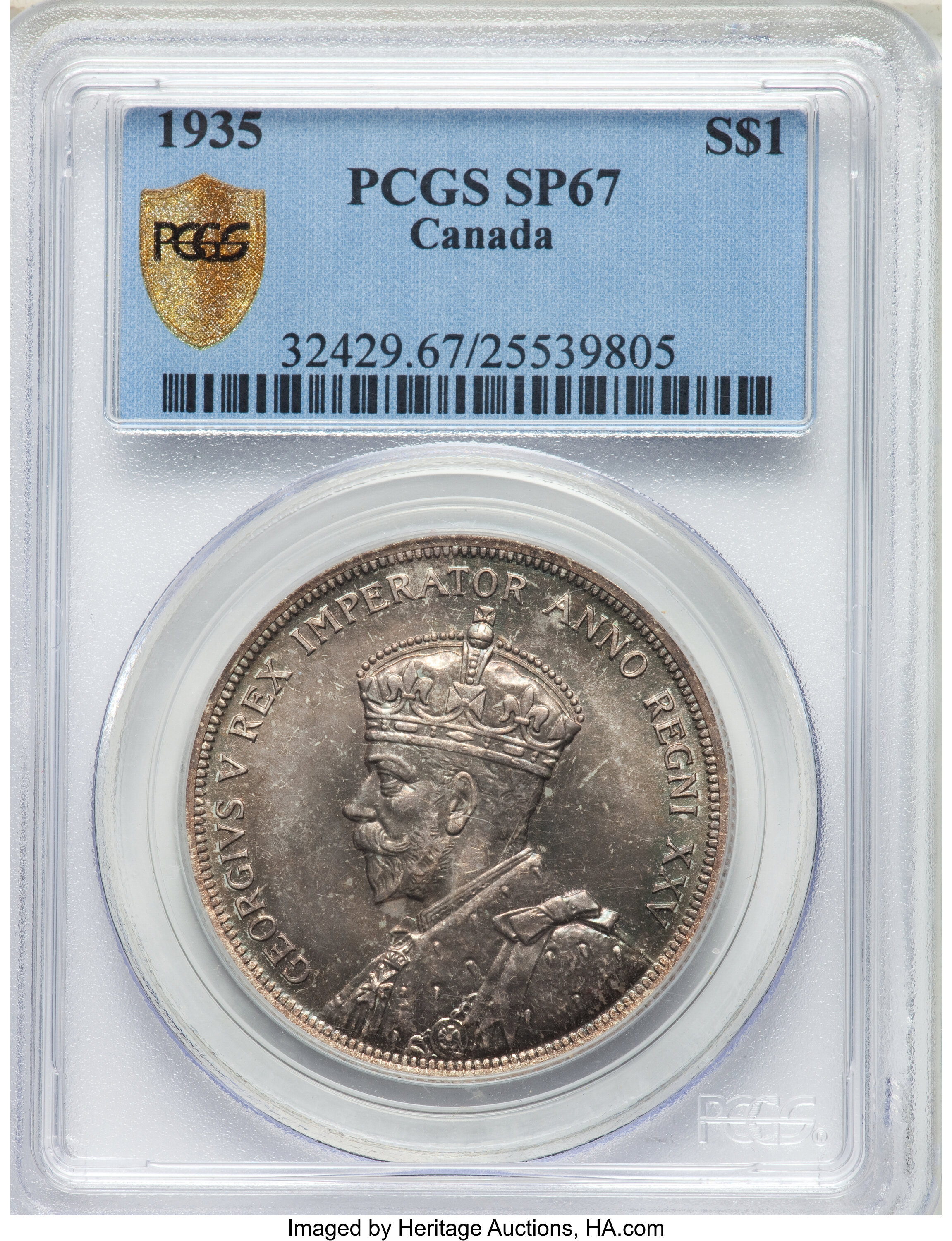 1935 S$1 MS67 thumbnail 2