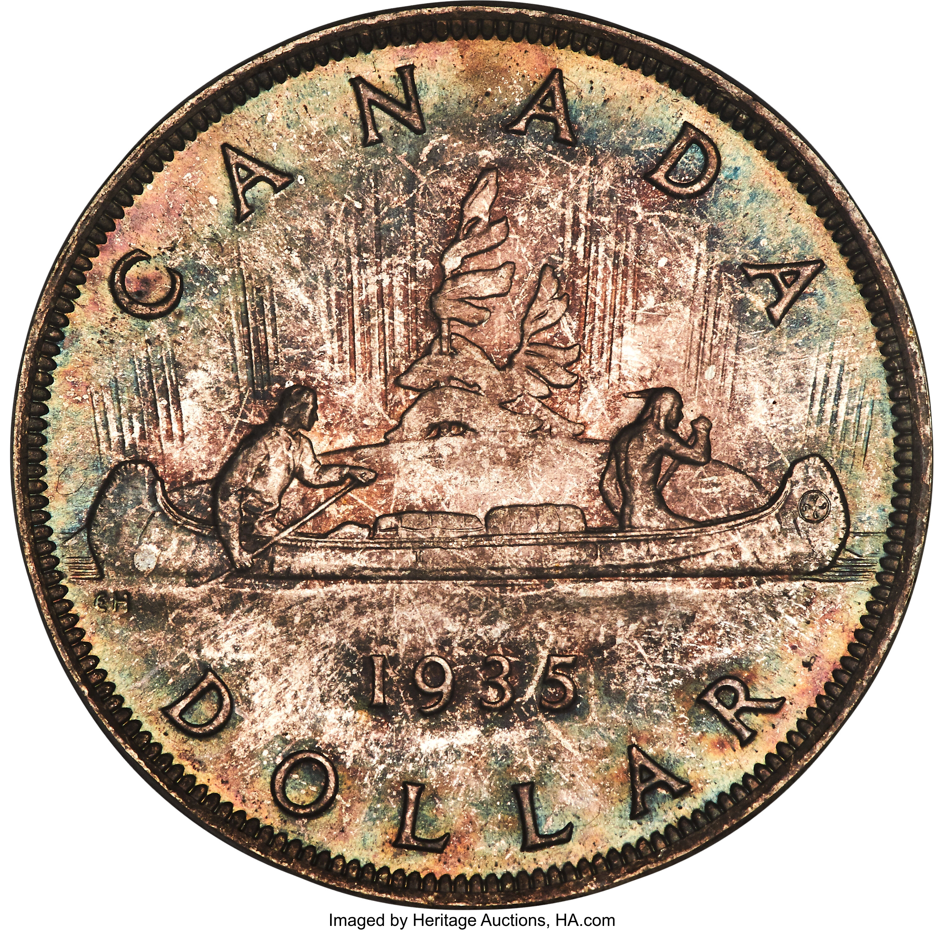 1935 S$1 MS67 thumbnail 4