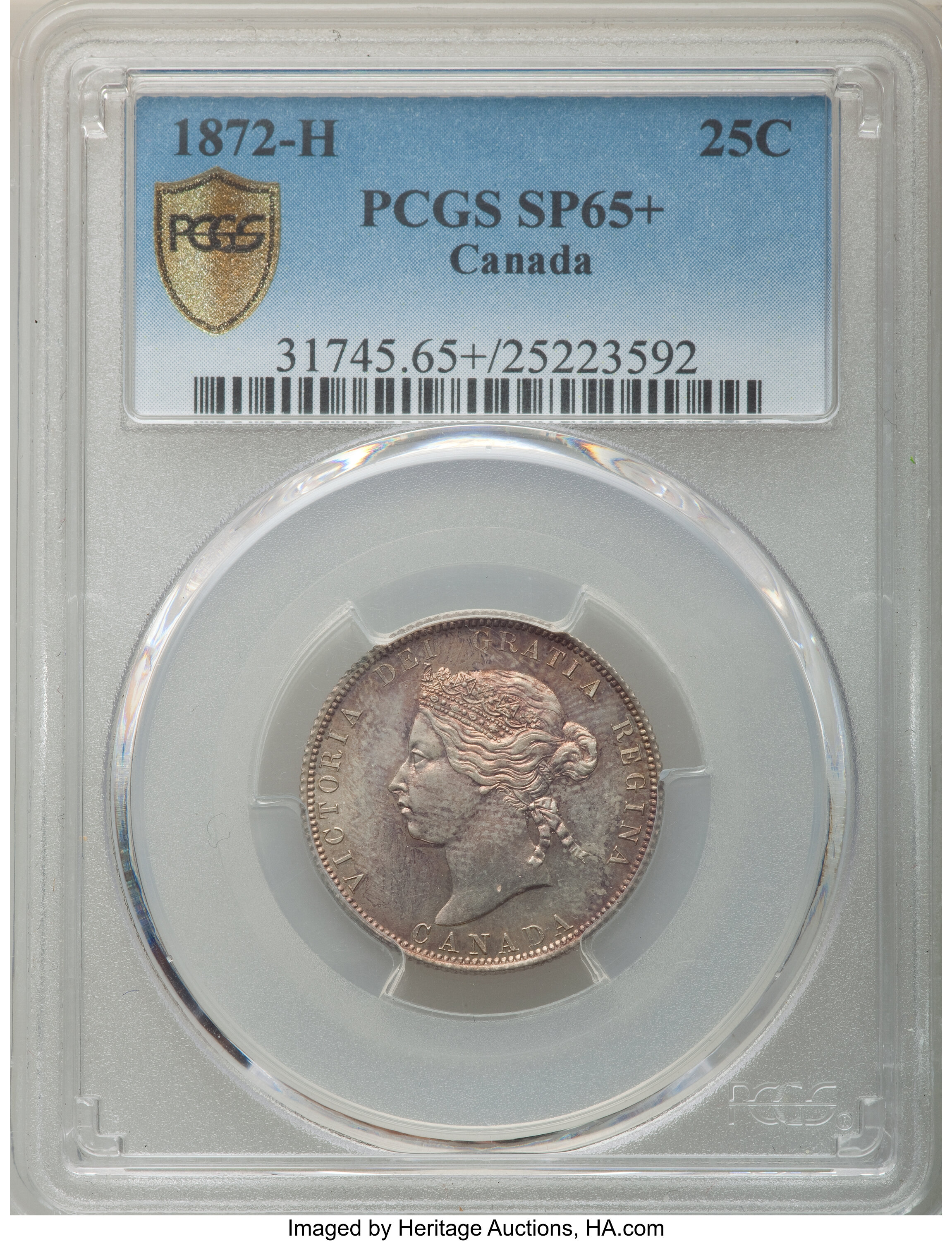 1872-H 25c MS65 thumbnail 2