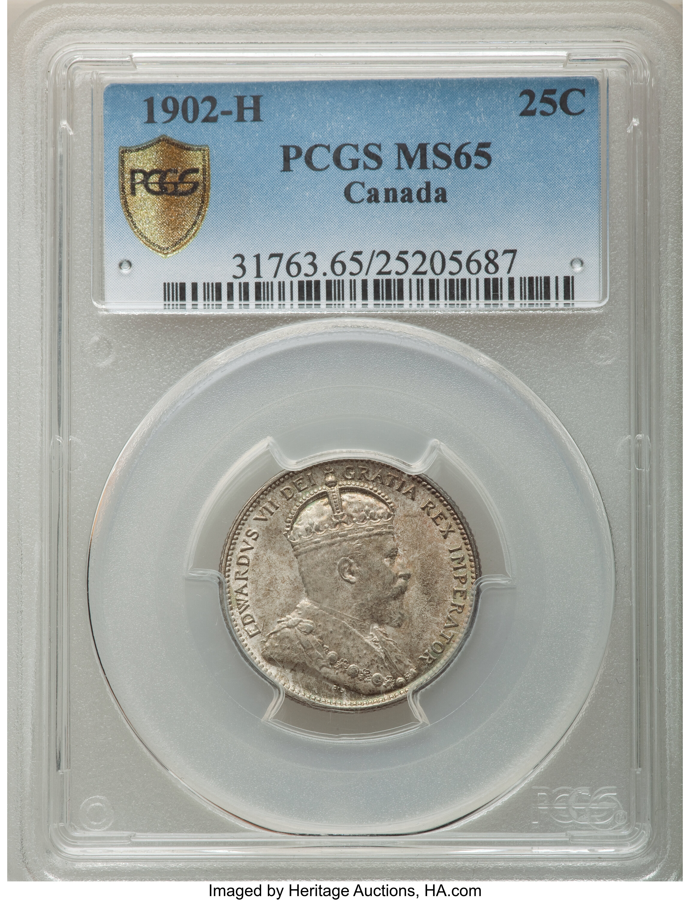 1902-H 25c MS65 thumbnail 2