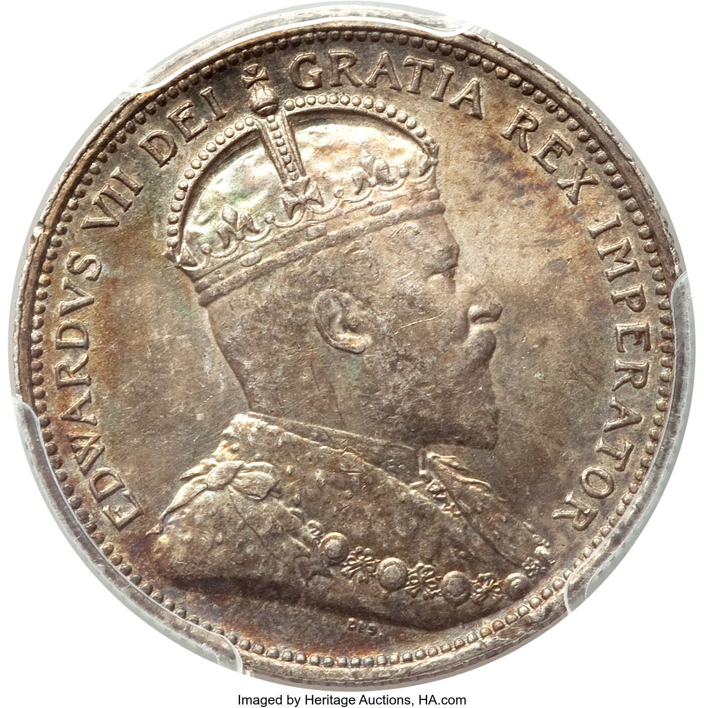 Canada: Edward VII 25 Cents 1902 MS64 PCGS,...
