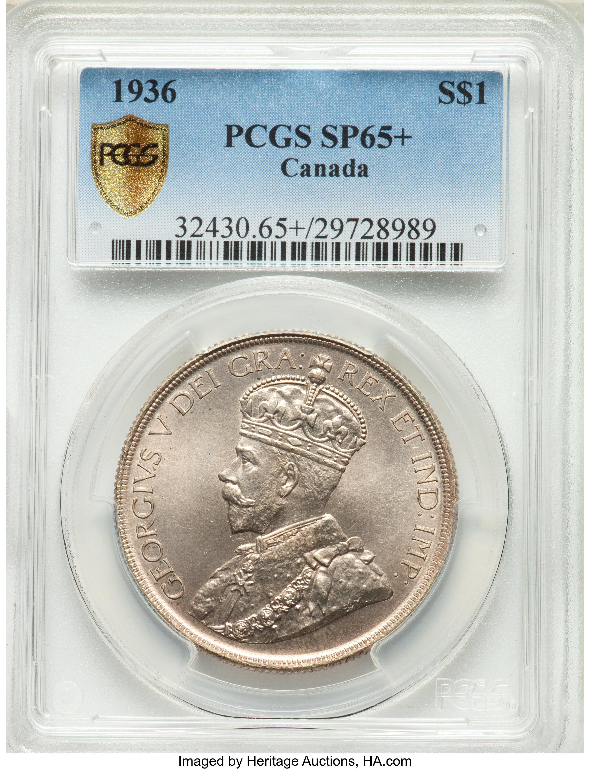 1936 S$1 MS65 thumbnail 2