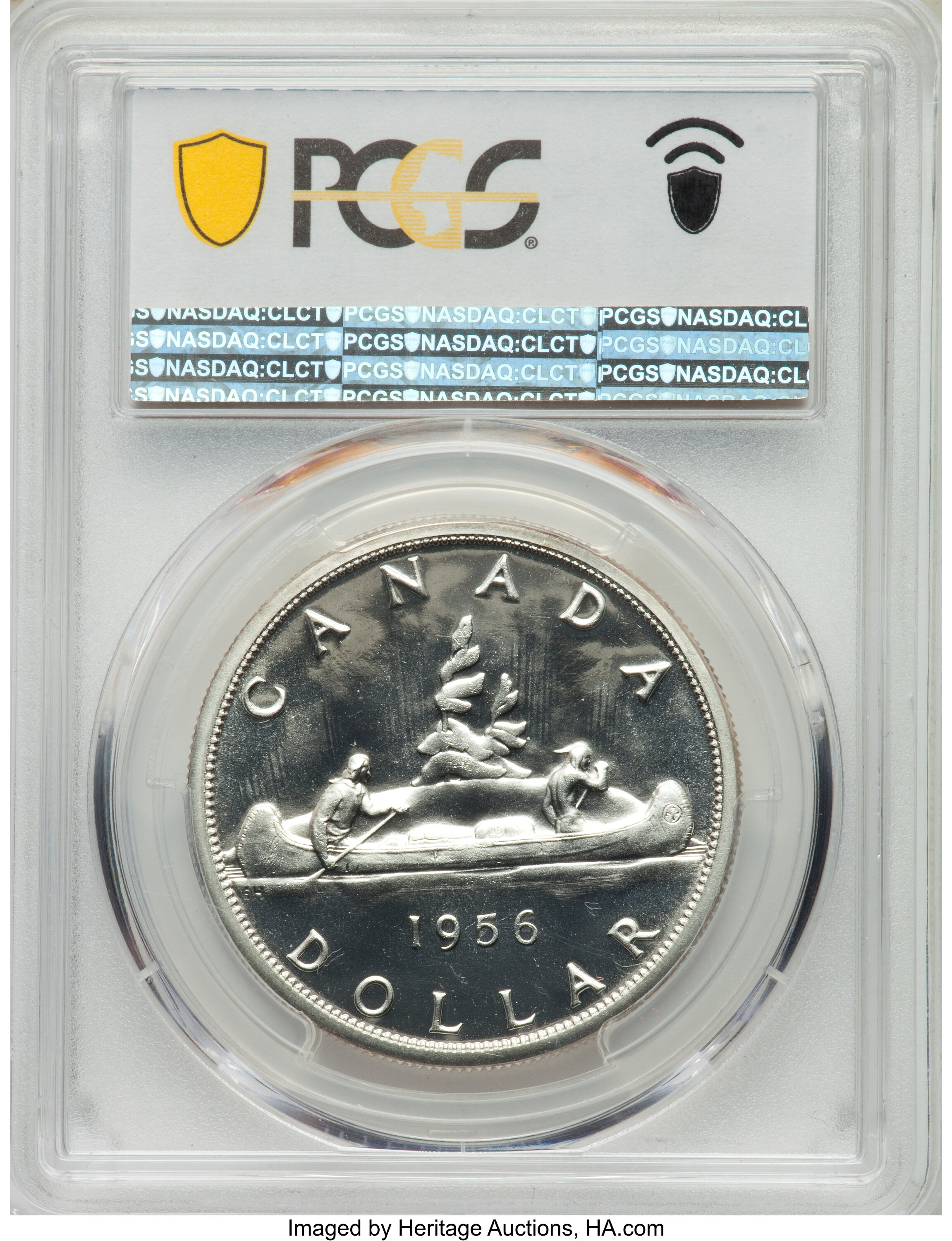 1956 S$1  PL MS68 thumbnail 3