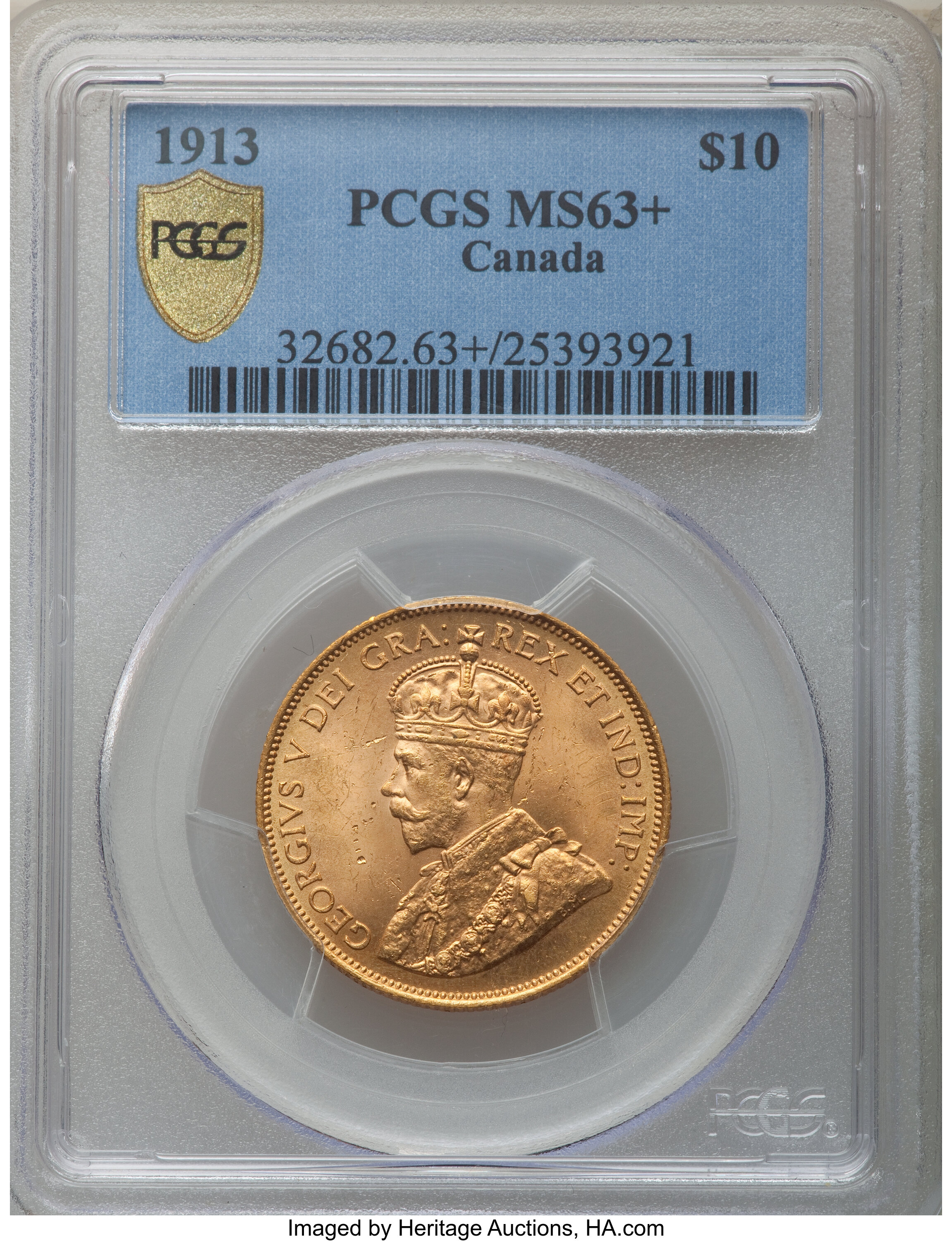 1913 G$10 MS63 thumbnail 6