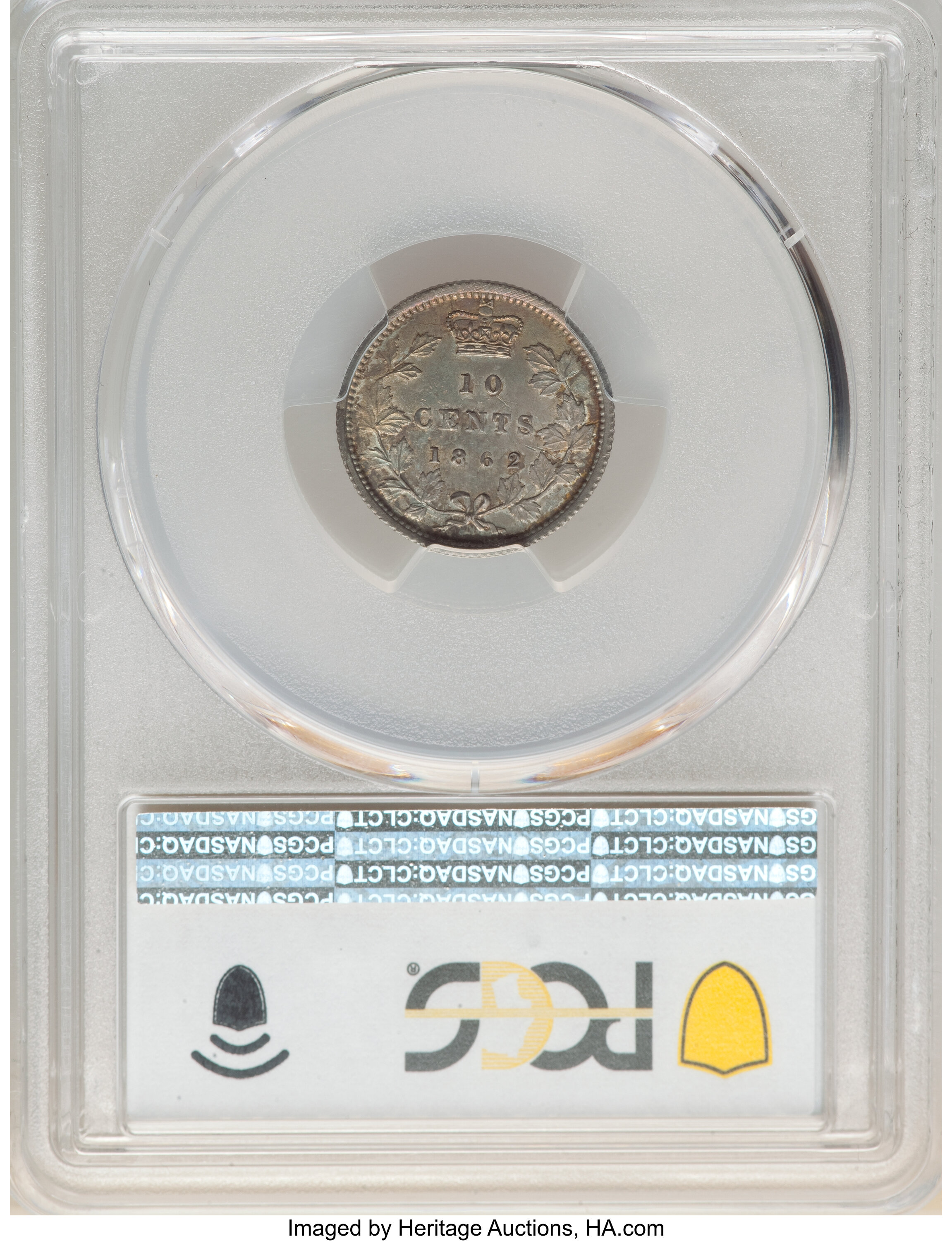1862 10c New Brunswick MS60 thumbnail 3