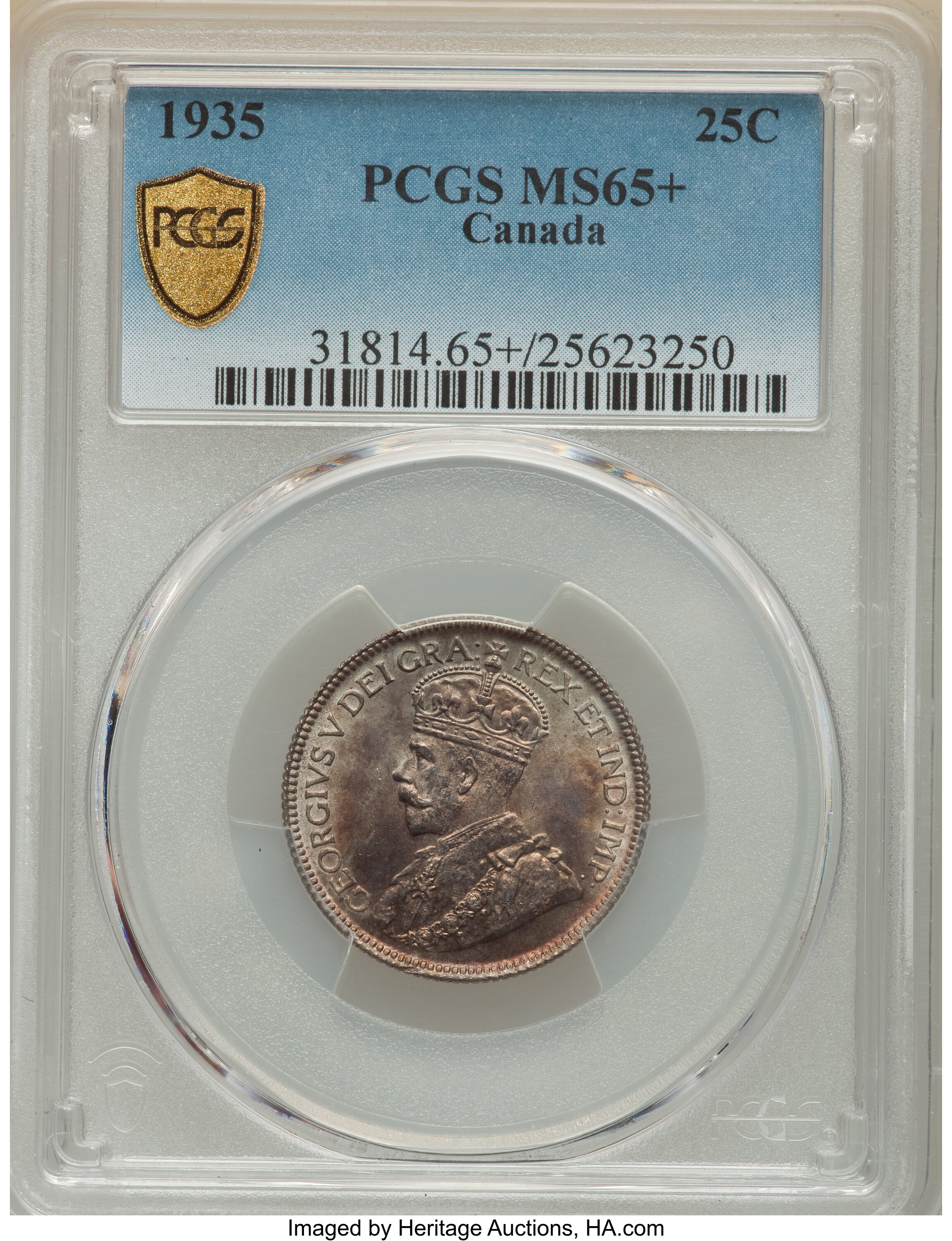 1935 25c MS65 thumbnail 2