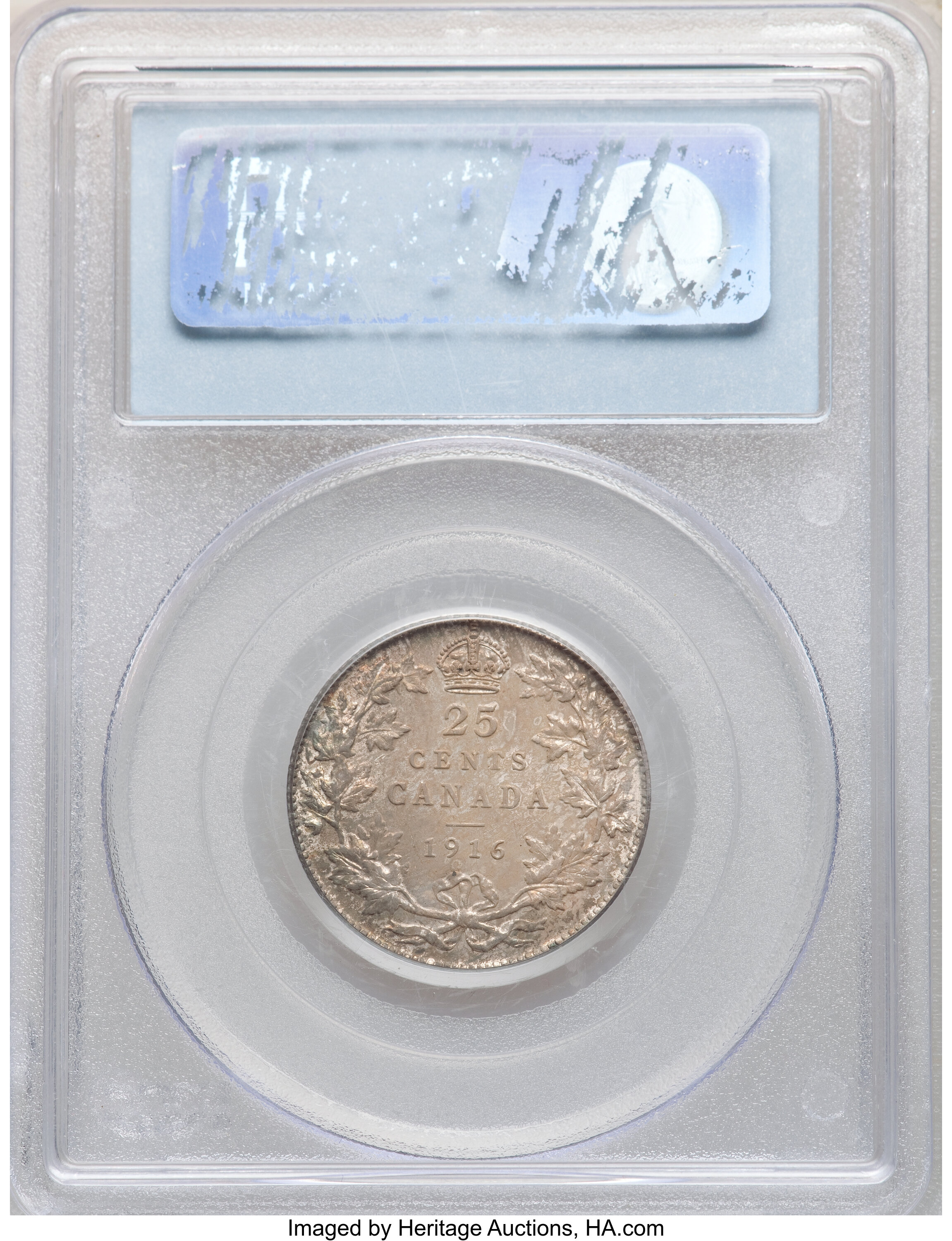1916 25c AU50 thumbnail 6