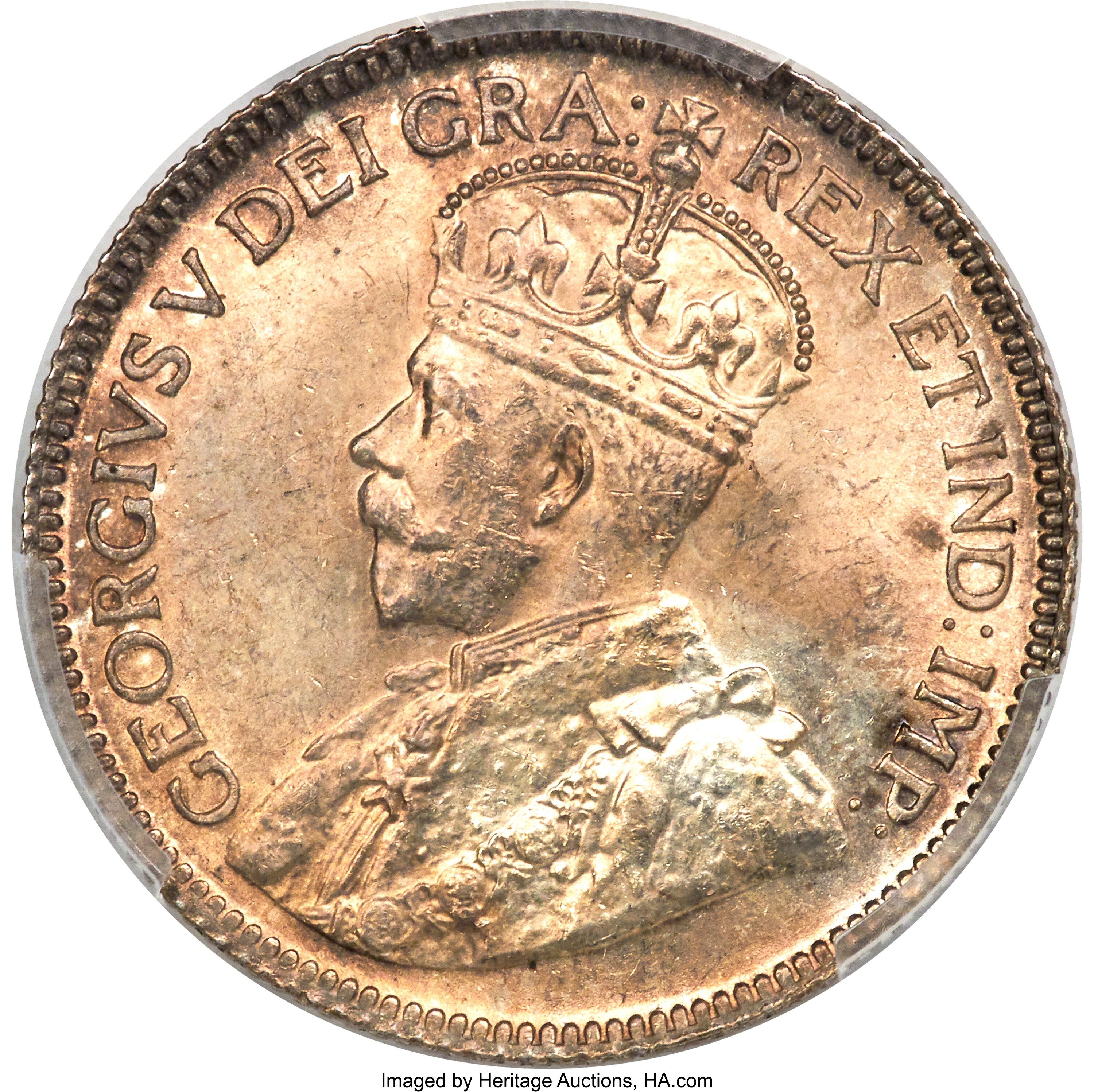 Canada: George V 25 Cents 1931 MS65 PCGS,...
