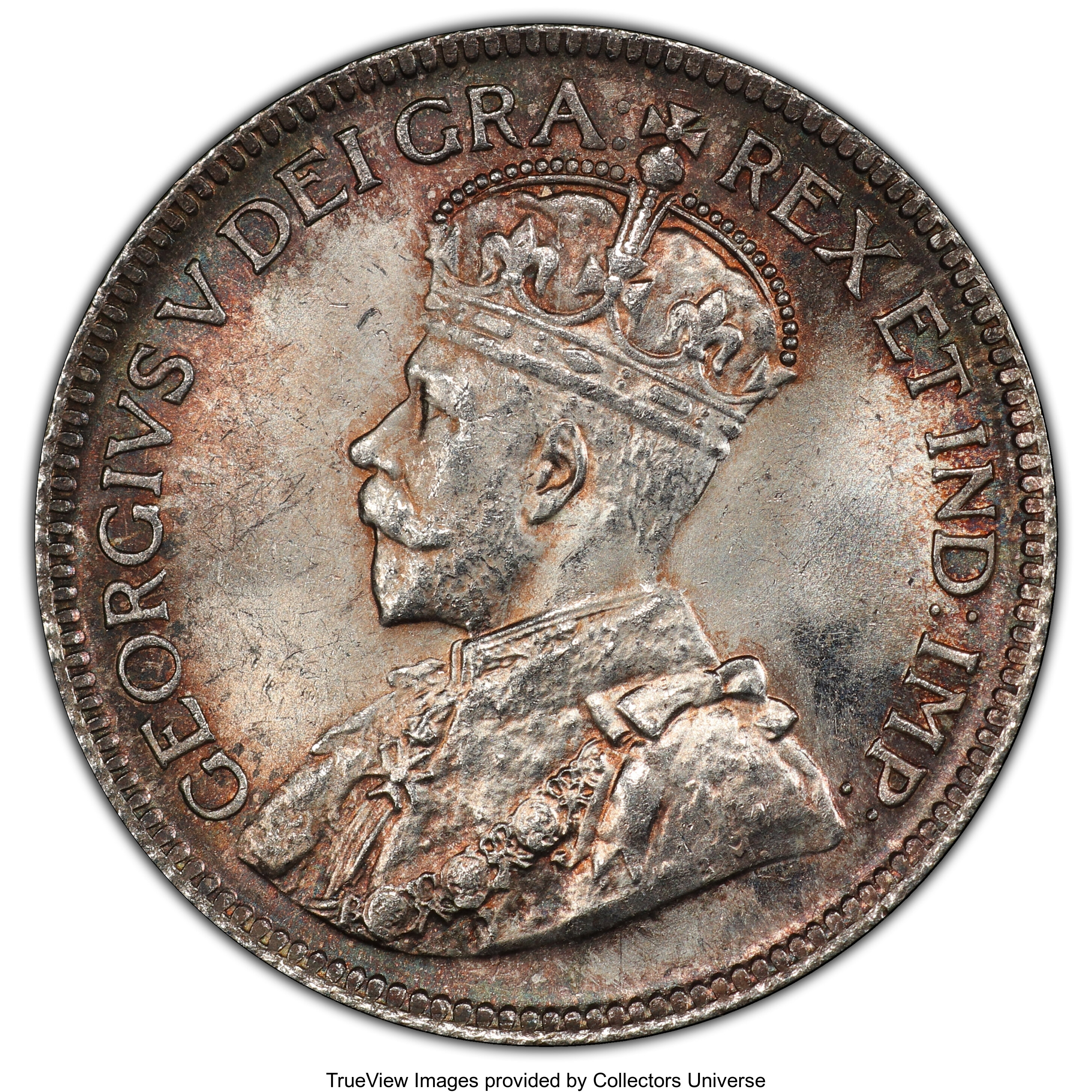 Canada: George V 25 Cents 1934 MS65 PCGS,...
