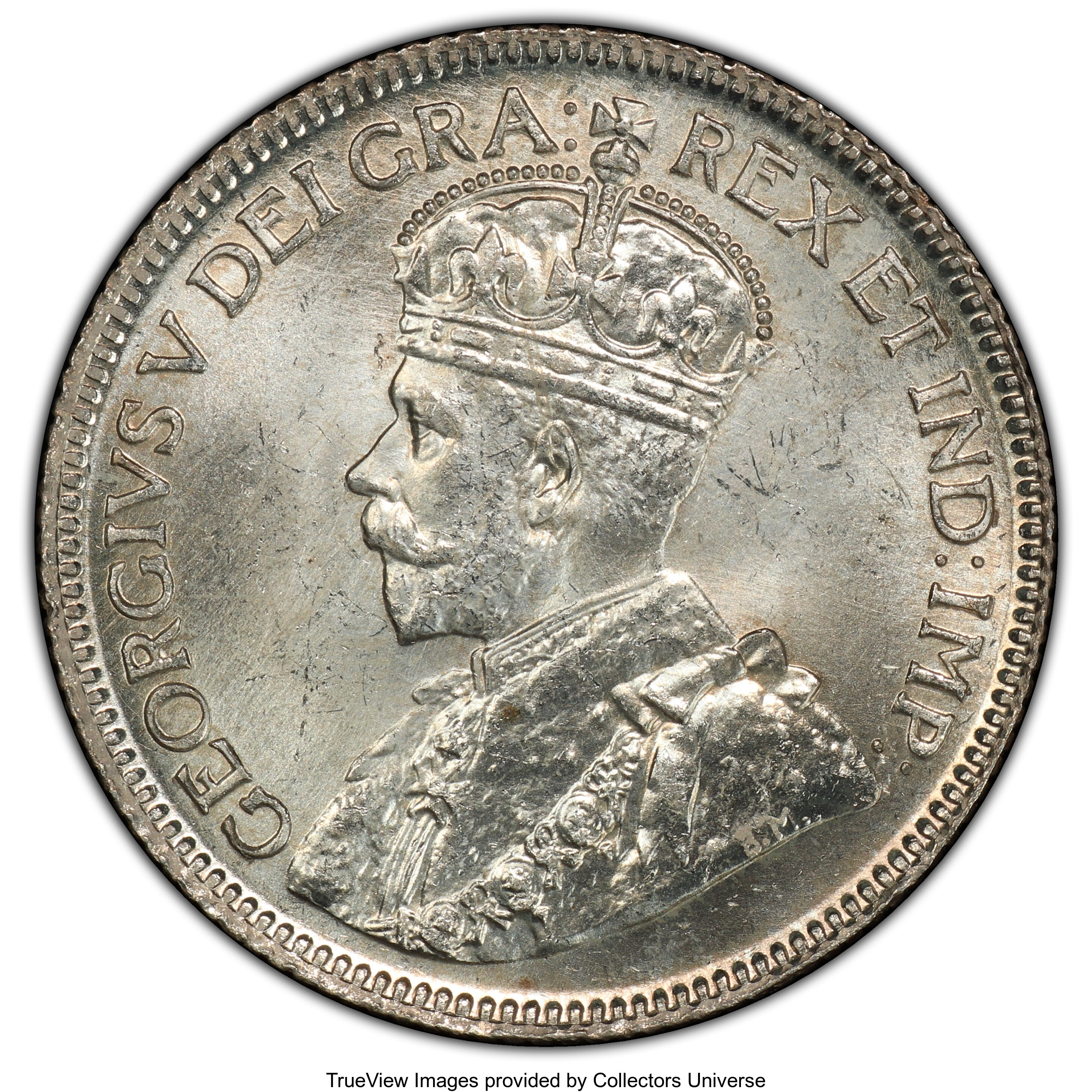Canada: George V 25 Cents 1936 MS64 PCGS,...