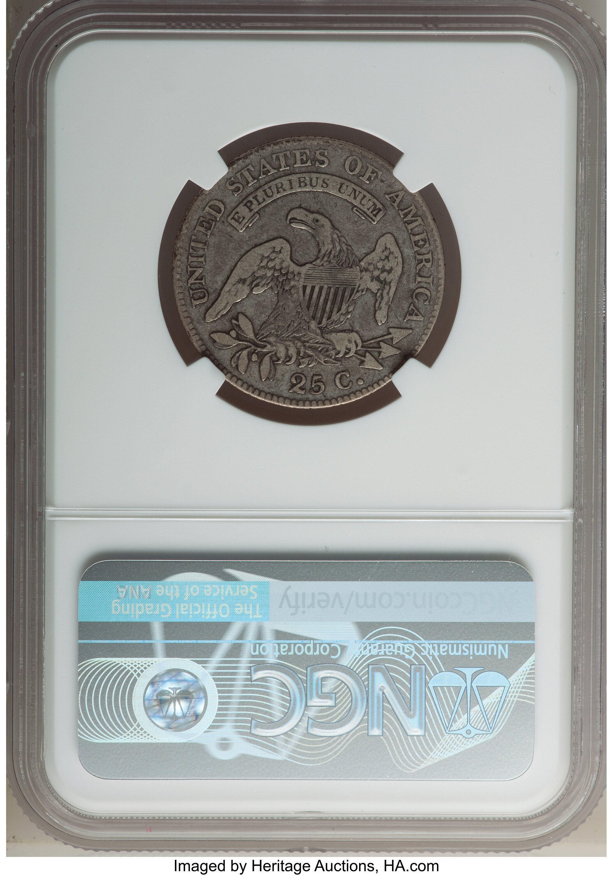 1818 25c B-4 AG3 CAC thumbnail 15