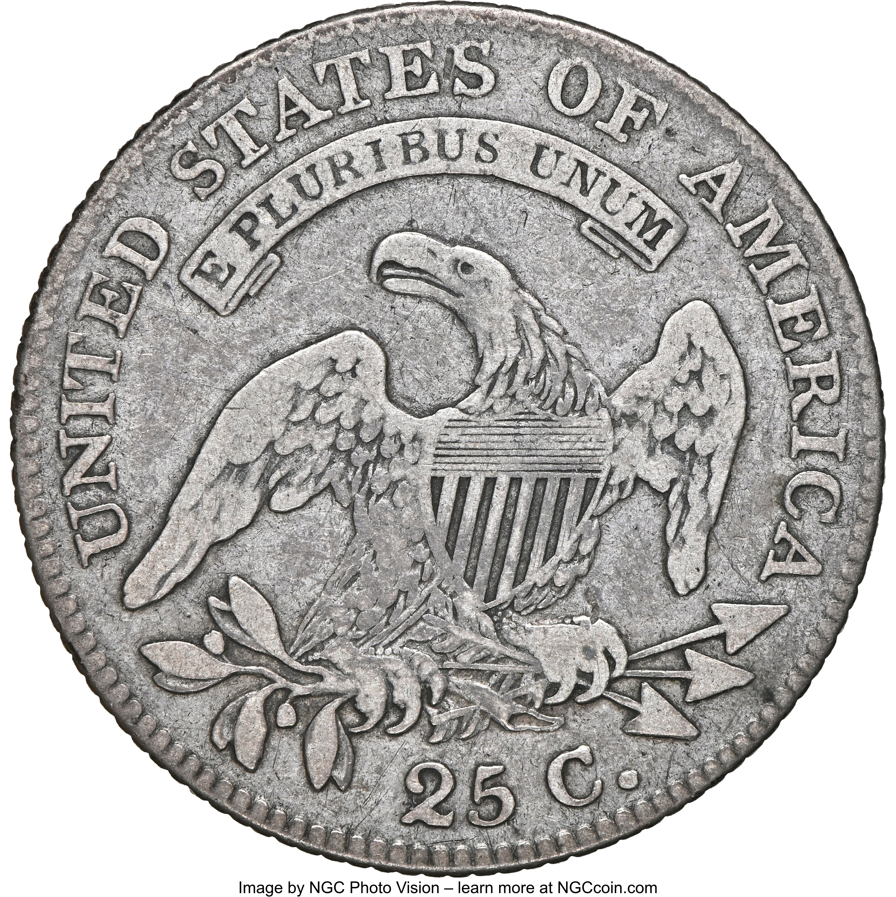 1818 25c B-4 AG3 CAC thumbnail 16