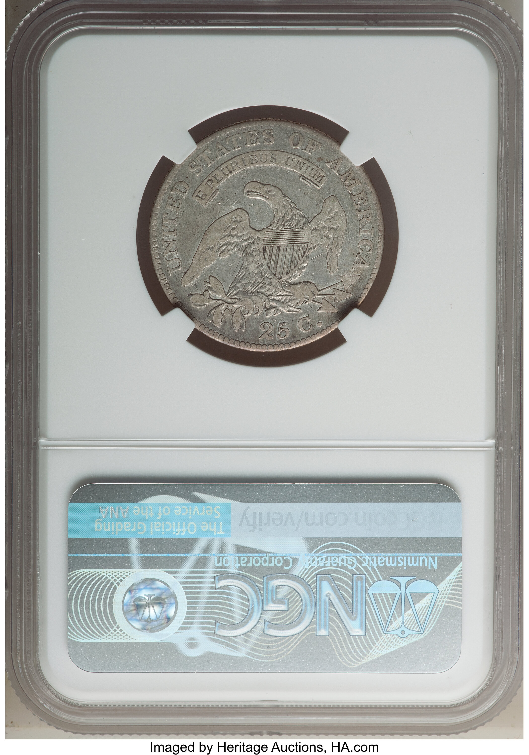 1818 25c B-4 AG3 CAC thumbnail 19