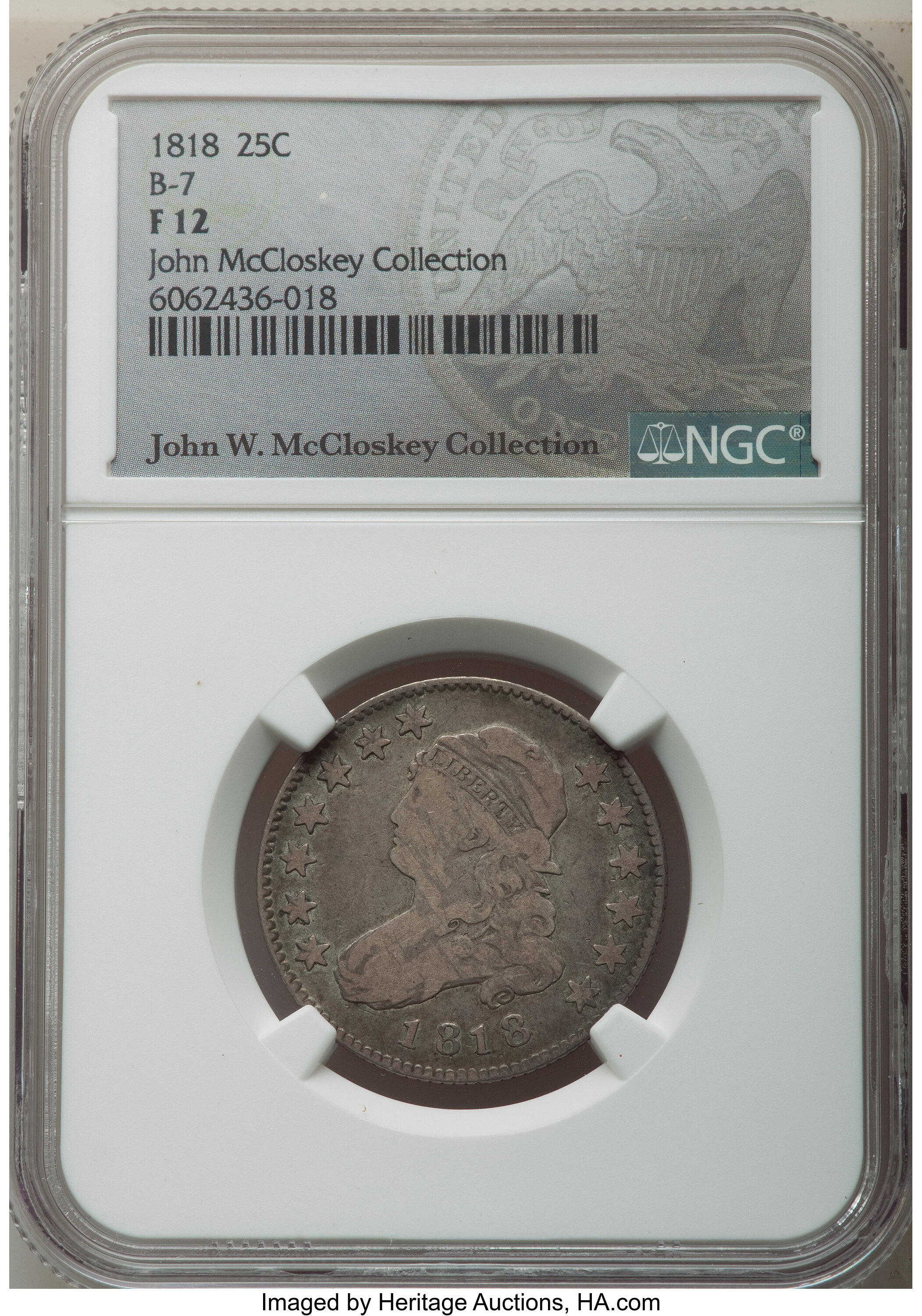 1818 25c B-7 F12 thumbnail 4