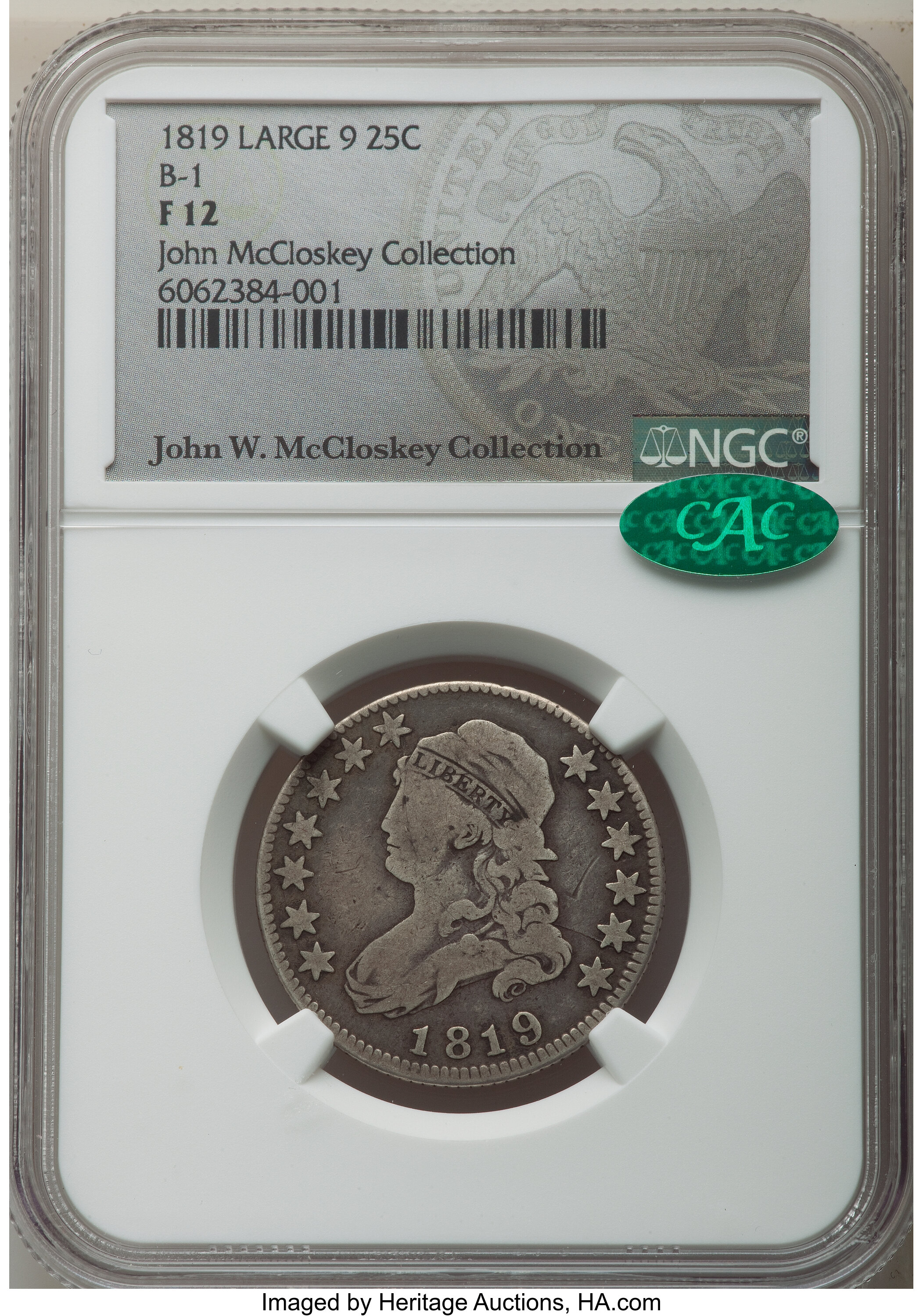 1819 25c Large 9, B-1 G4 thumbnail 14