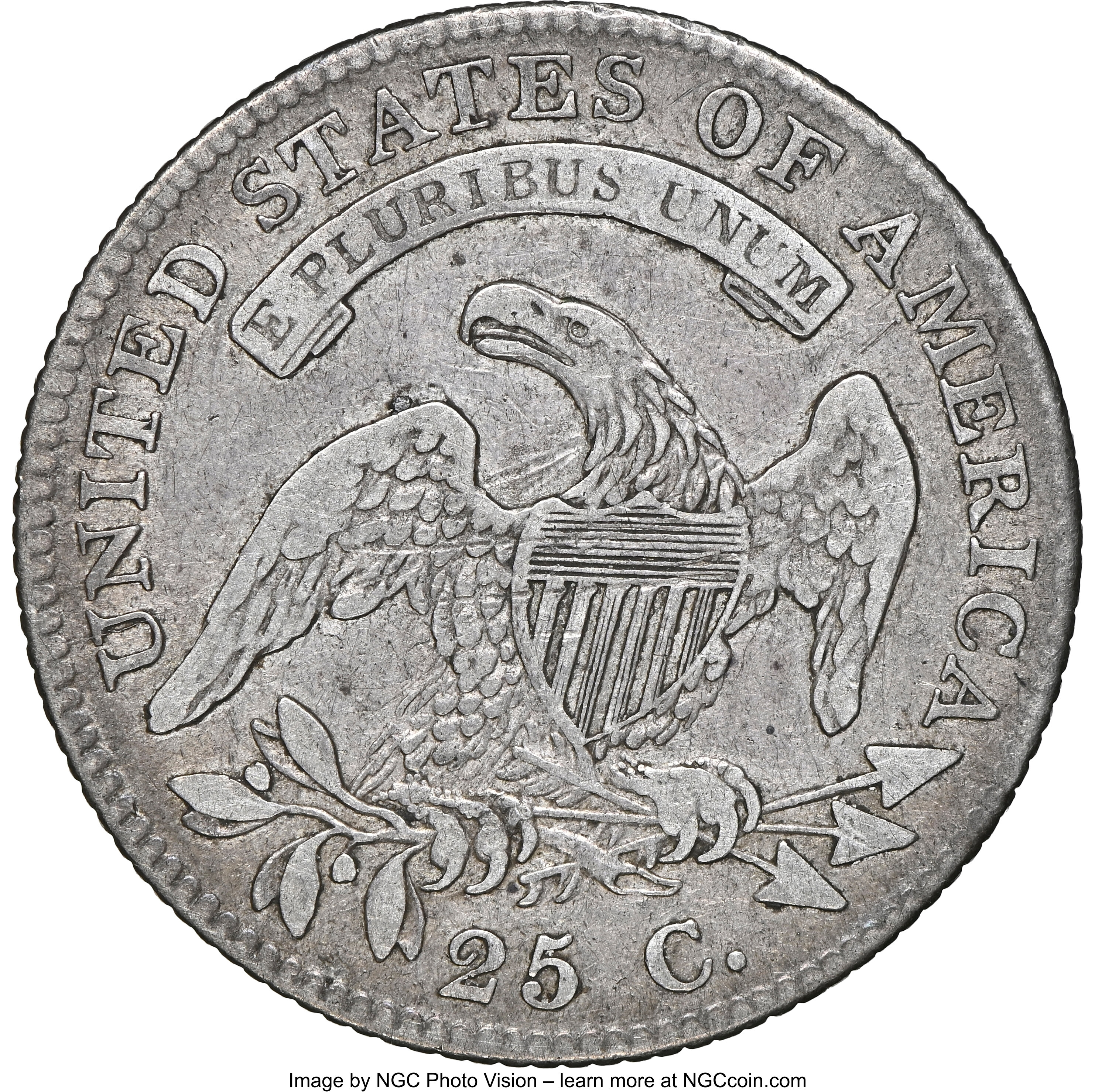 1819 25c Large 9, B-2 AG3 thumbnail 17