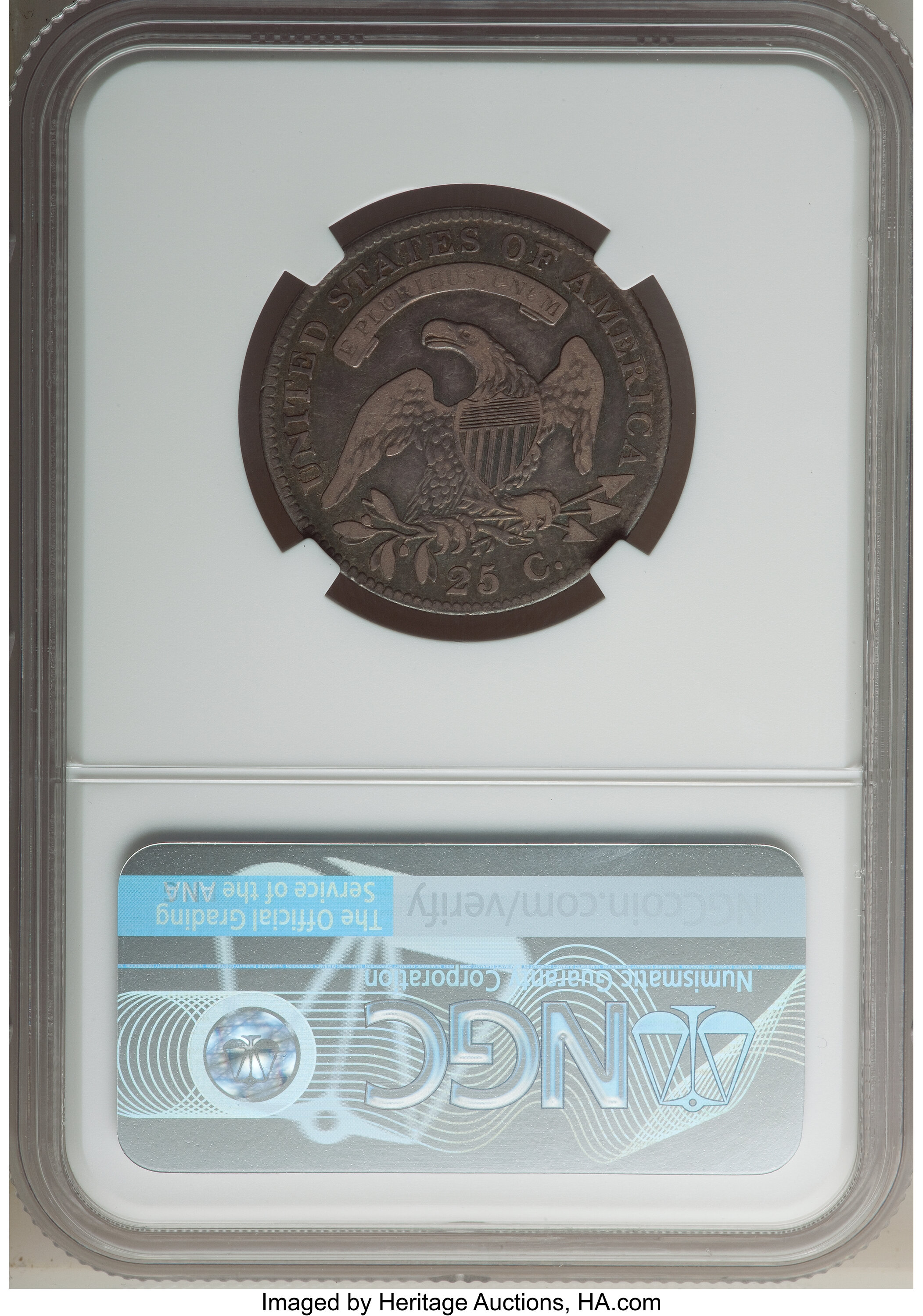 1819 25c Large 9, B-2 AG3 thumbnail 8