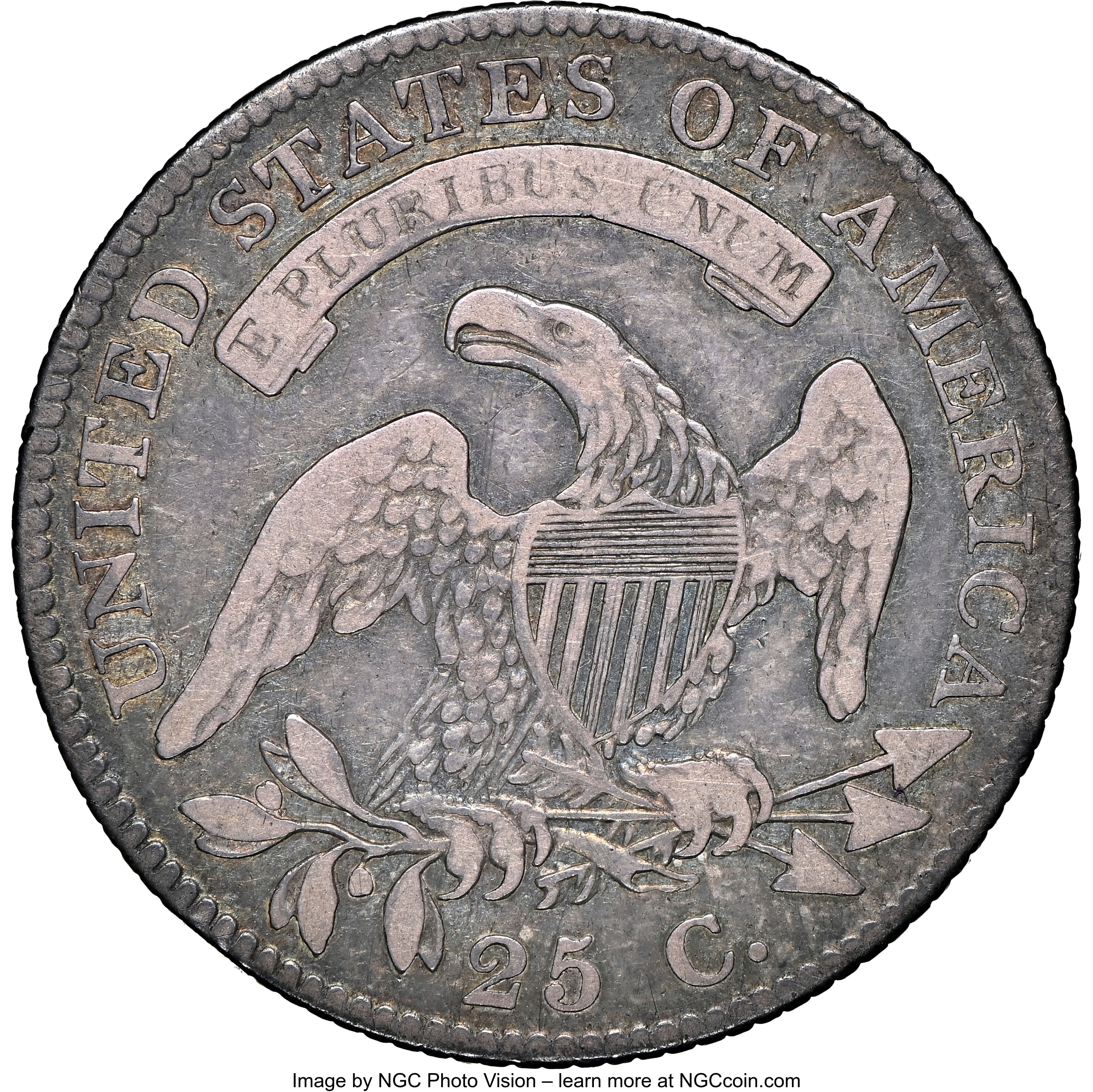 1819 25c Large 9, B-2 AG3 thumbnail 9