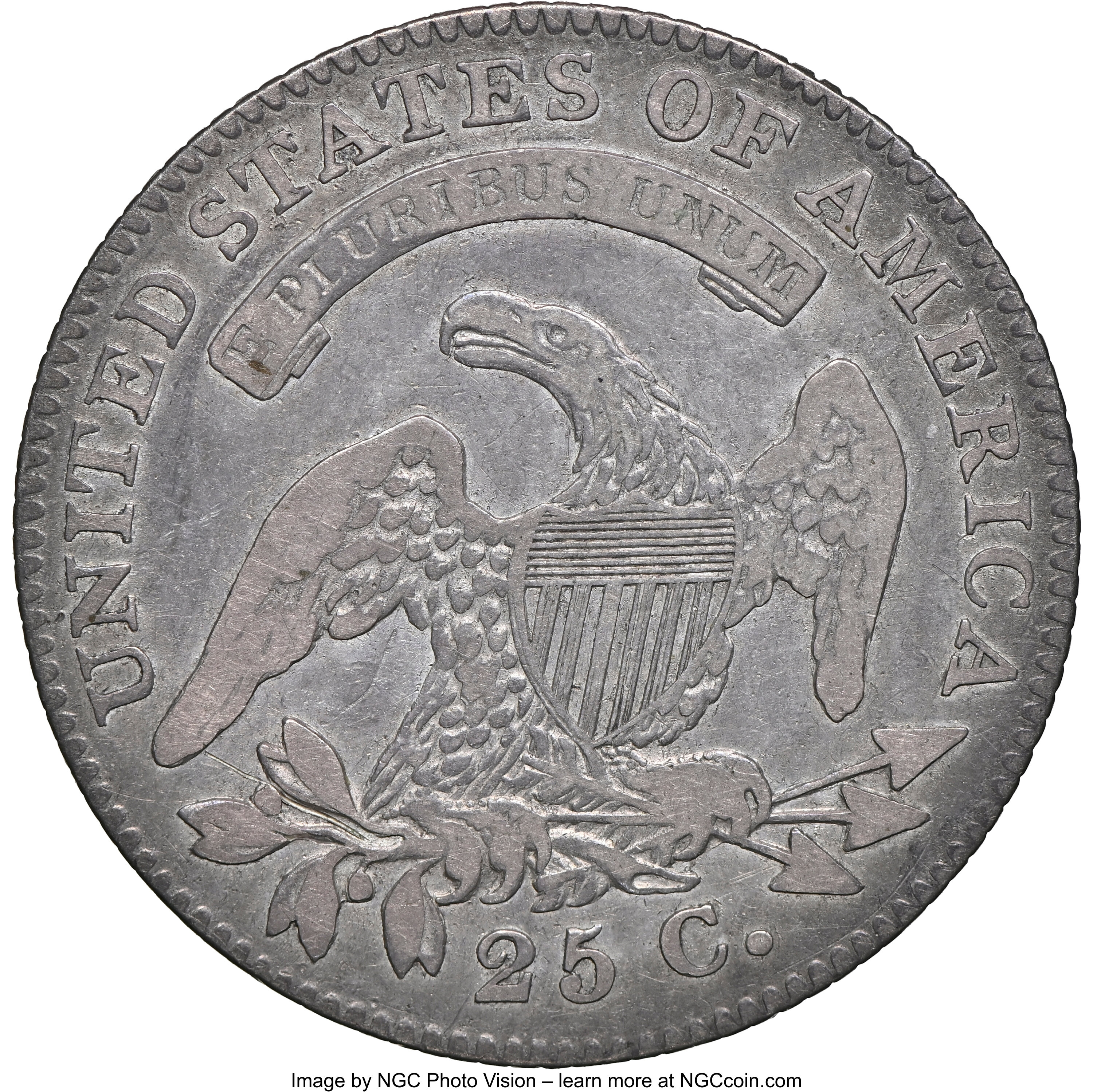 1820 25c Large 0, B-1 AG3 CAC thumbnail 18