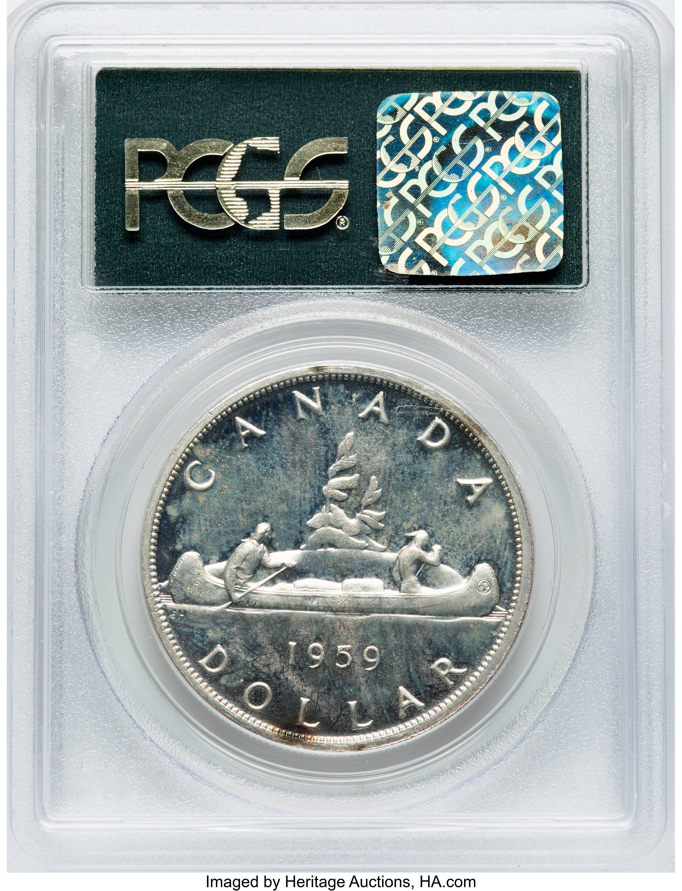 1959 S$1  PL MS64 thumbnail 3