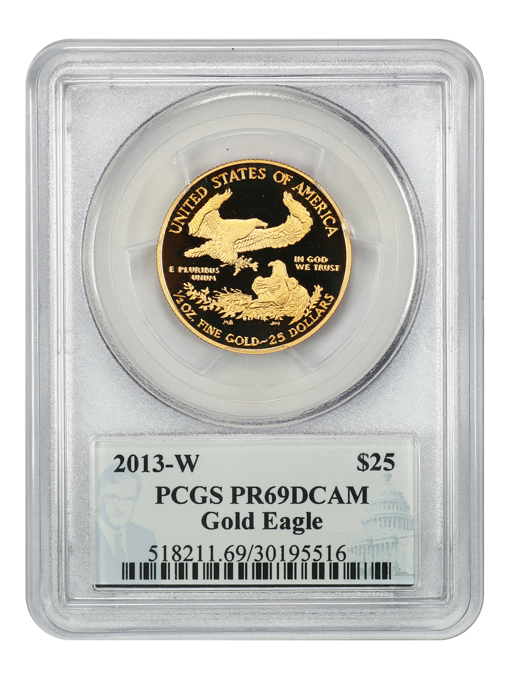 2013-W $25  Gold Eagle PR DCAM PR67 DCAM CAC thumbnail 24