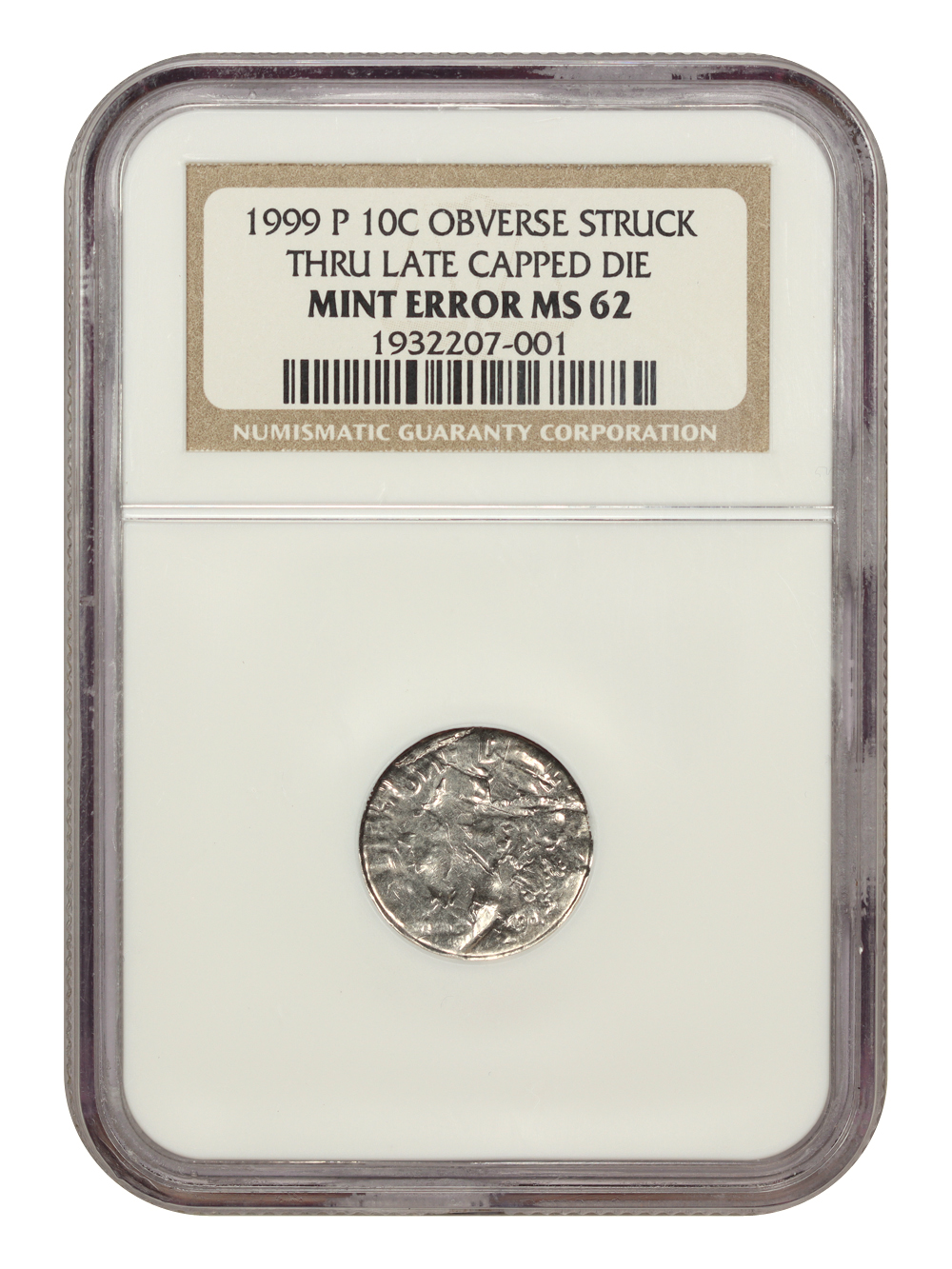 1999-P 10c MS62 thumbnail 4