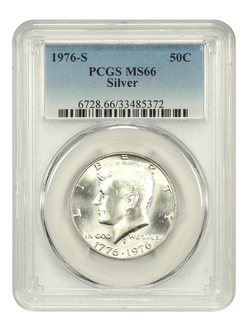 1976 S Silver Half Dollar MS Values | Greysheet