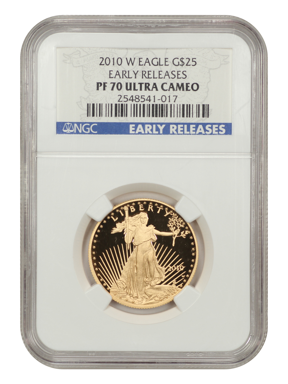 2010-W $25  Gold Eagle PR DCAM PR65 DCAM thumbnail 22