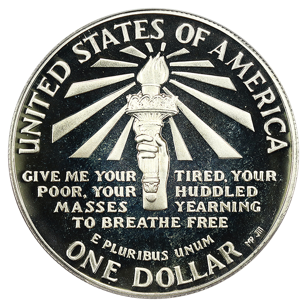 1986-S S$1 Statue of Liberty PR DCAM PR69 DCAM thumbnail 2