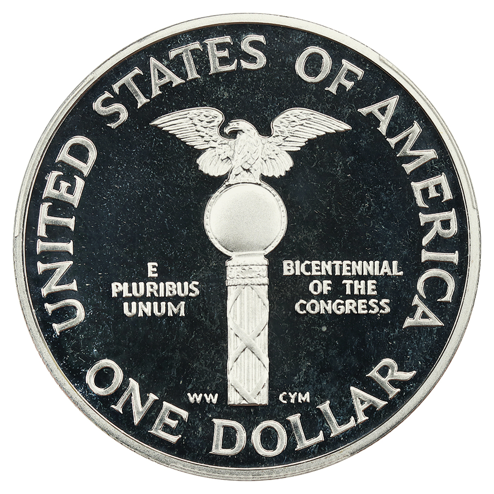 1989-S S$1 Congress Bicentennial PR DCAM PR69 DCAM thumbnail 2