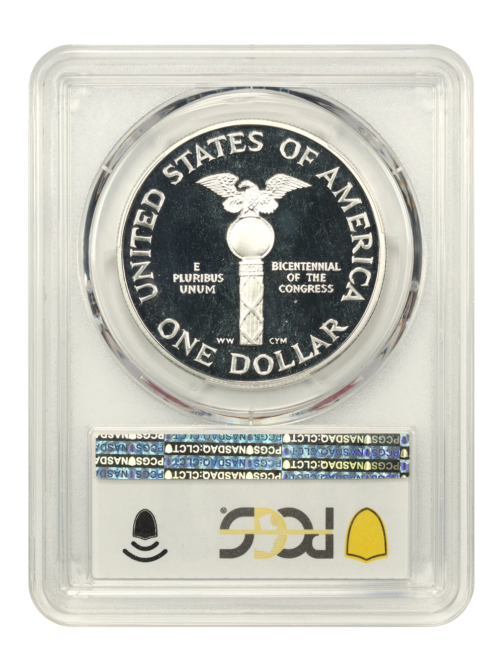 アメリカ　２０世紀コレクション 1989 S Congress Bicentennial Silver dollar PR Values | Greysheet