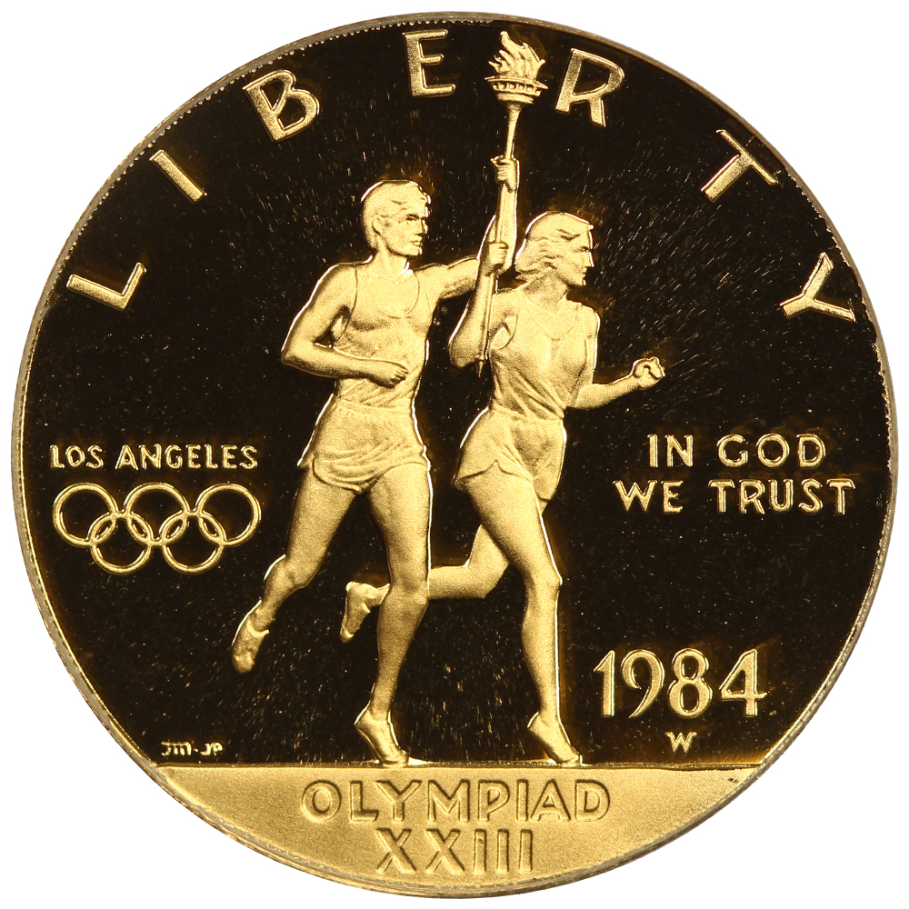 1984-W Olympic $10 PCGS Proof 69 DCAM