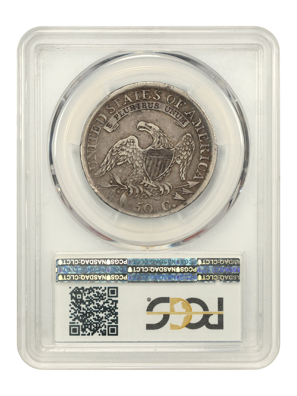 1811/10 50c Punctuated Date VF35 CAC thumbnail 4
