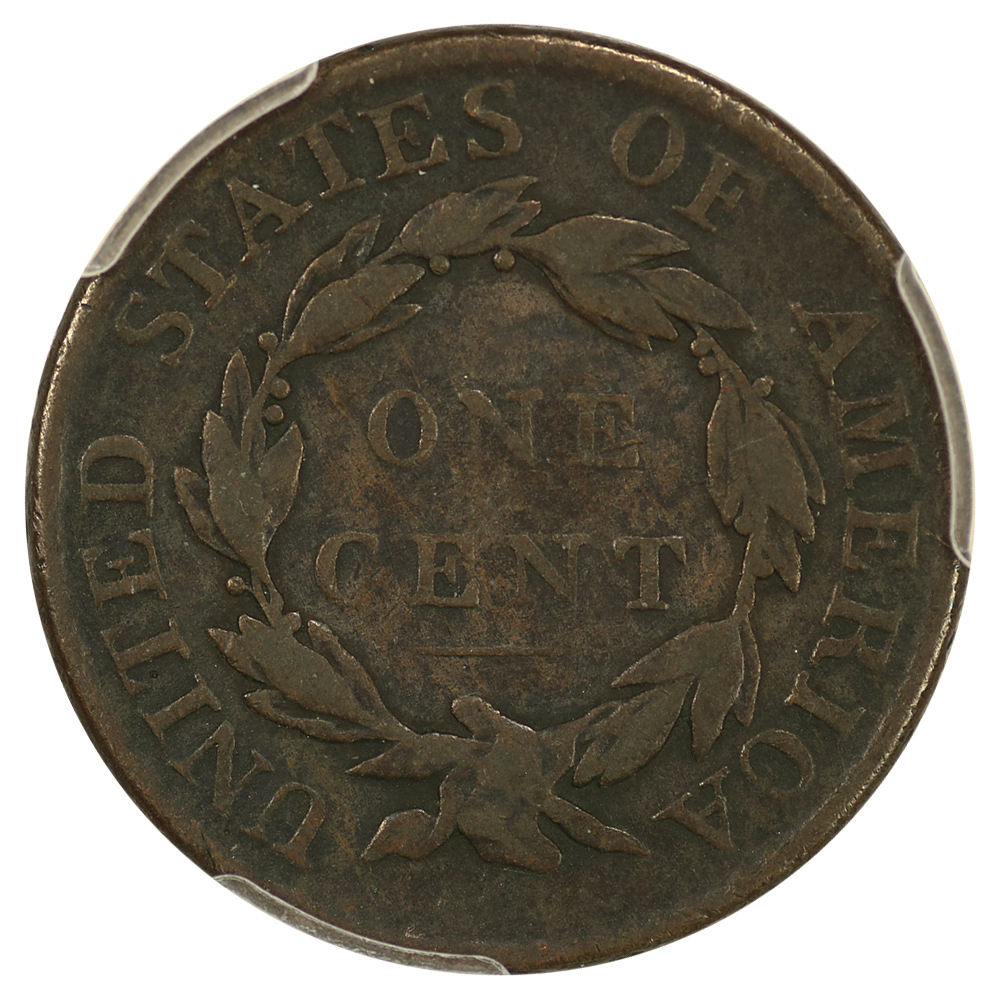 1819 1c Small Date MS BN VF30 BN CAC thumbnail 25