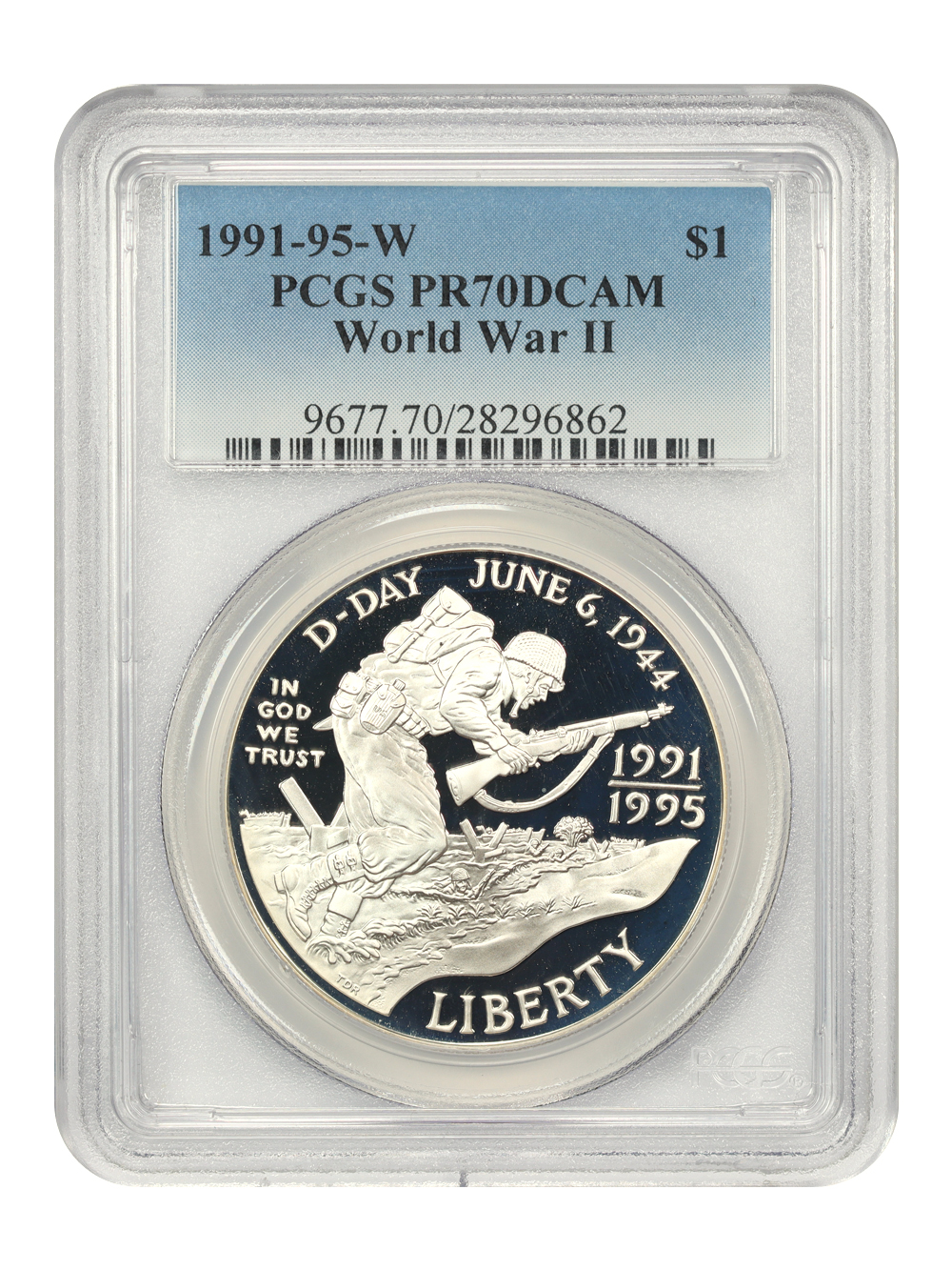 1991-95-W S$1 50th Anniversary of World War II PR DCAM OGP thumbnail 7