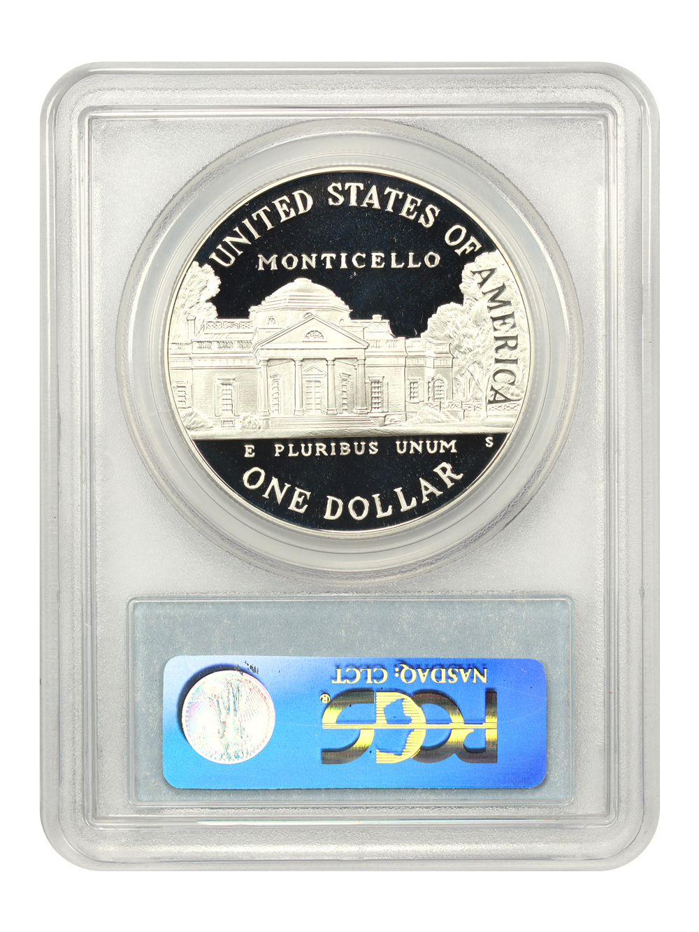 1993-S S$1 Jefferson 250th Anniversary of Birth PR DCAM PR70 DCAM CAC thumbnail 7