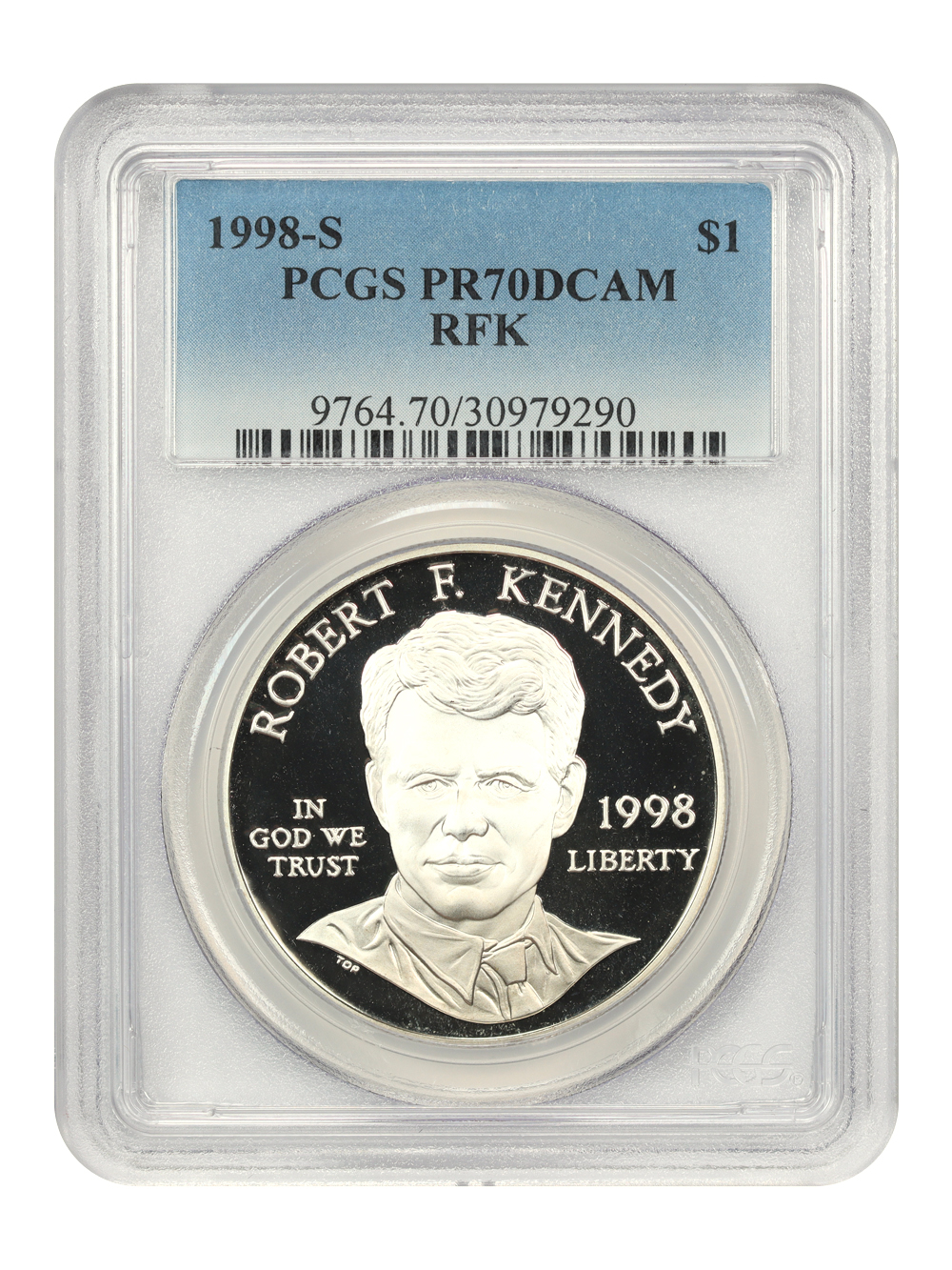 1998-S S$1 Robert F. Kennedy PR DCAM PR70 DCAM thumbnail 4