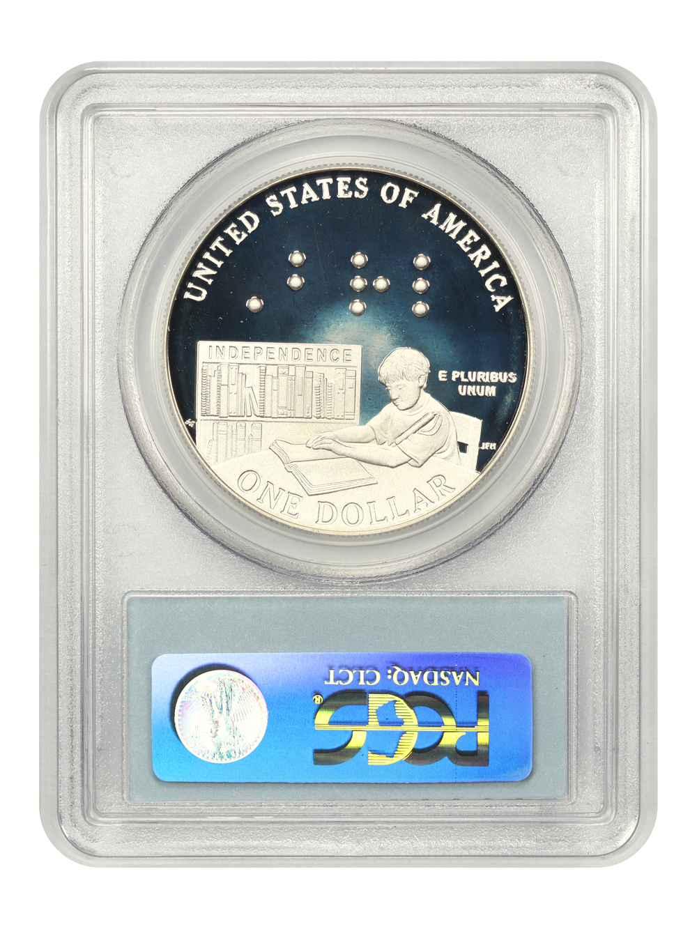 2009-P S$1 Louis Braille Bicentennial PR DCAM PR70 DCAM thumbnail 5