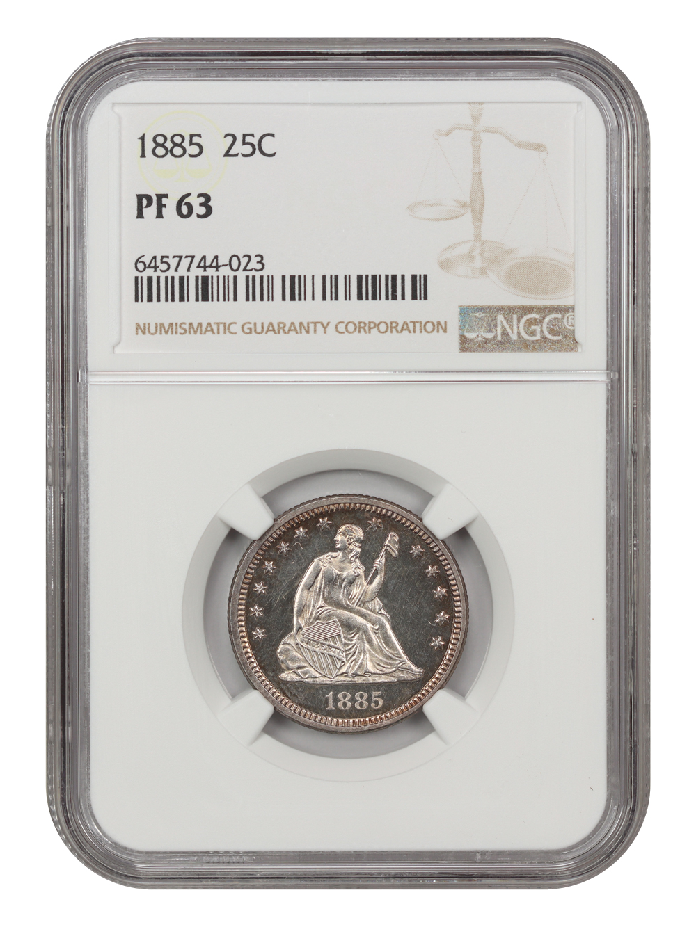1885 25c AU50 thumbnail 26